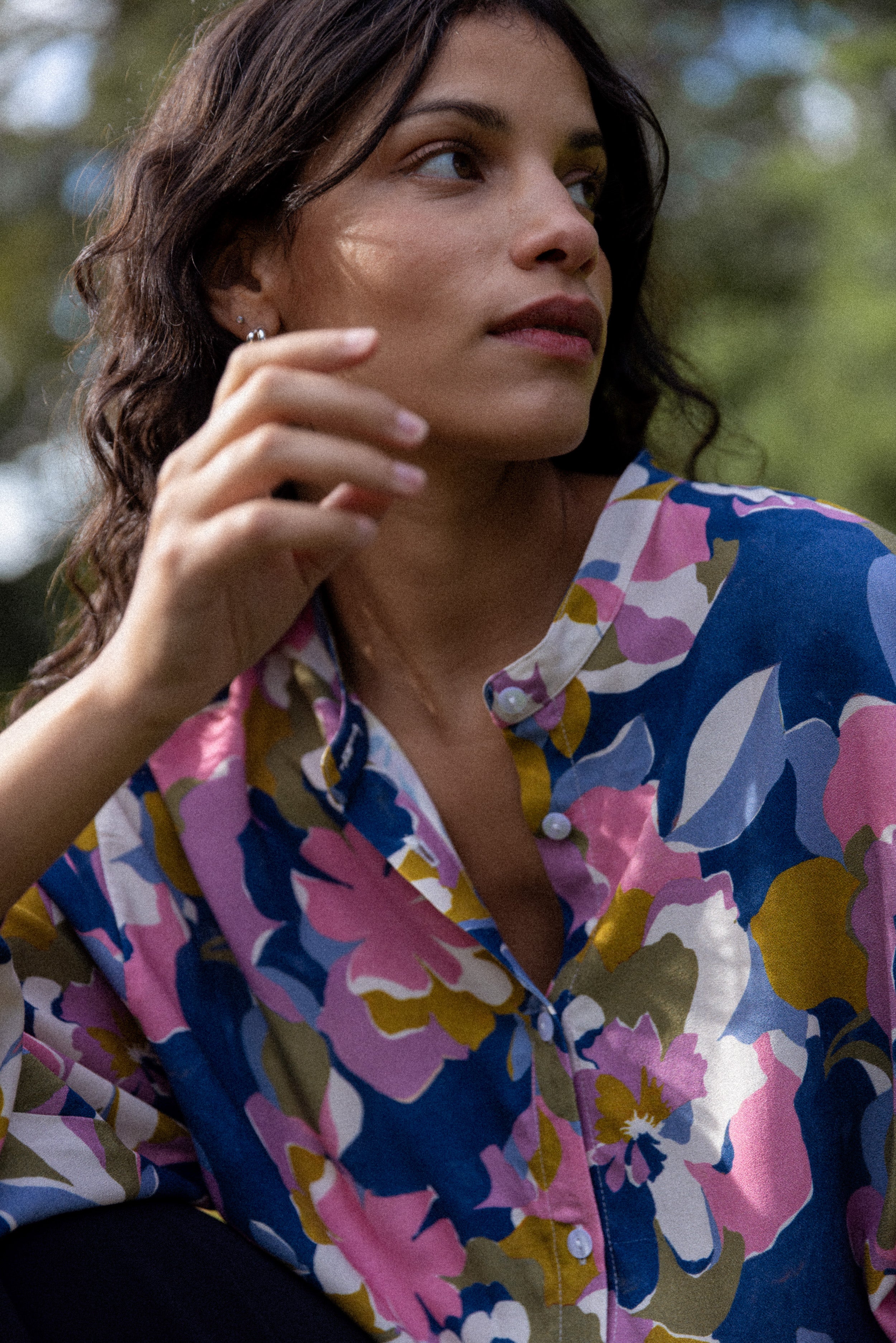 Blouse col mao Rosalie