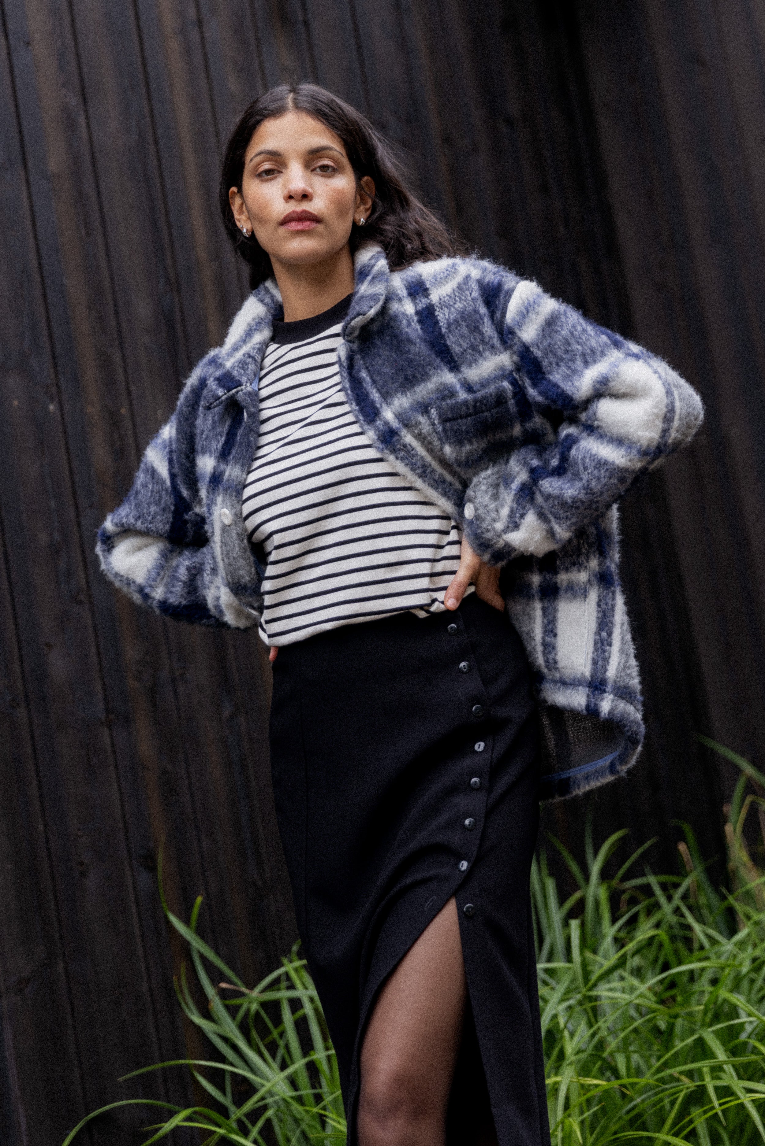 Fendue boutonnée Kim