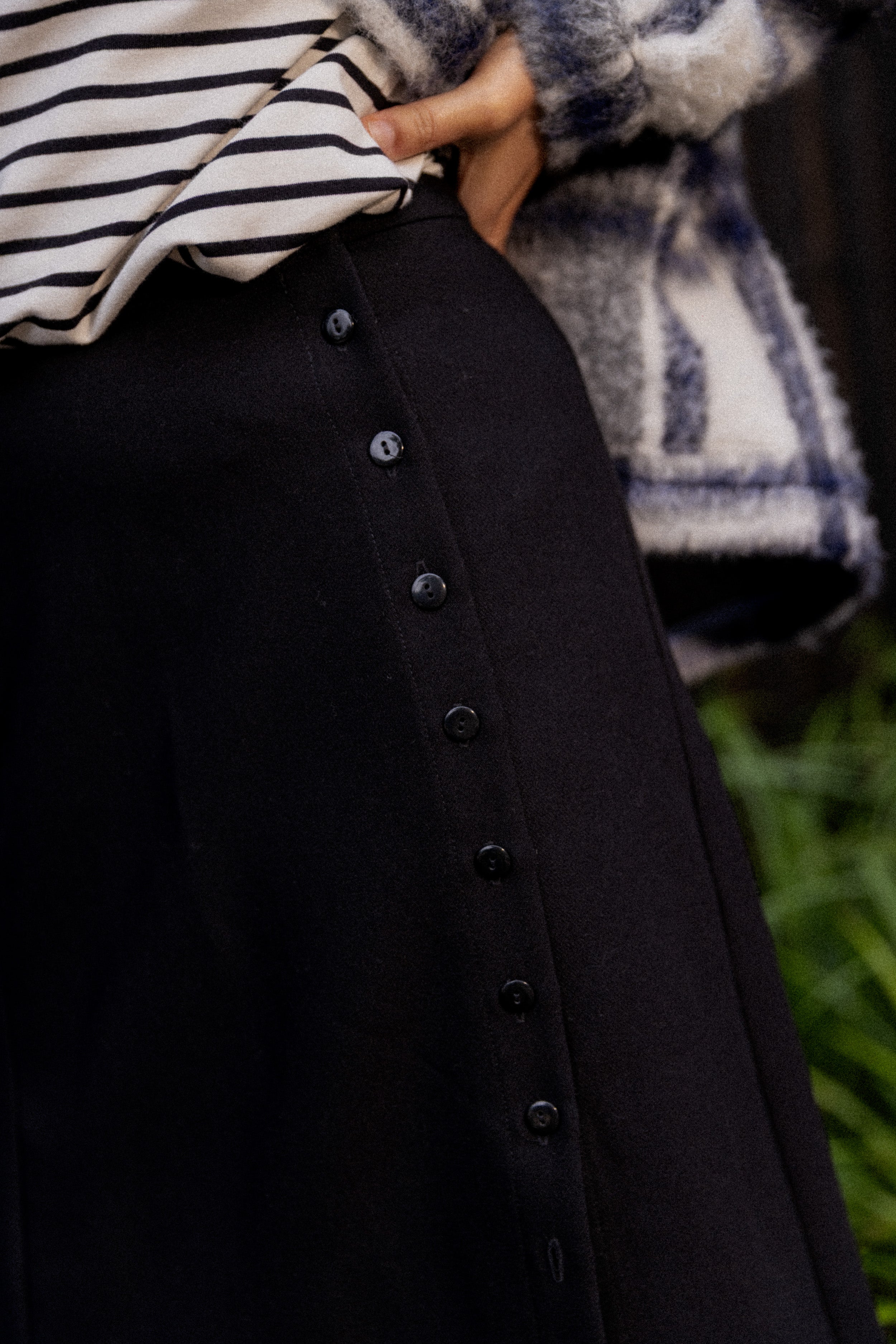 Fendue boutonnée Kim