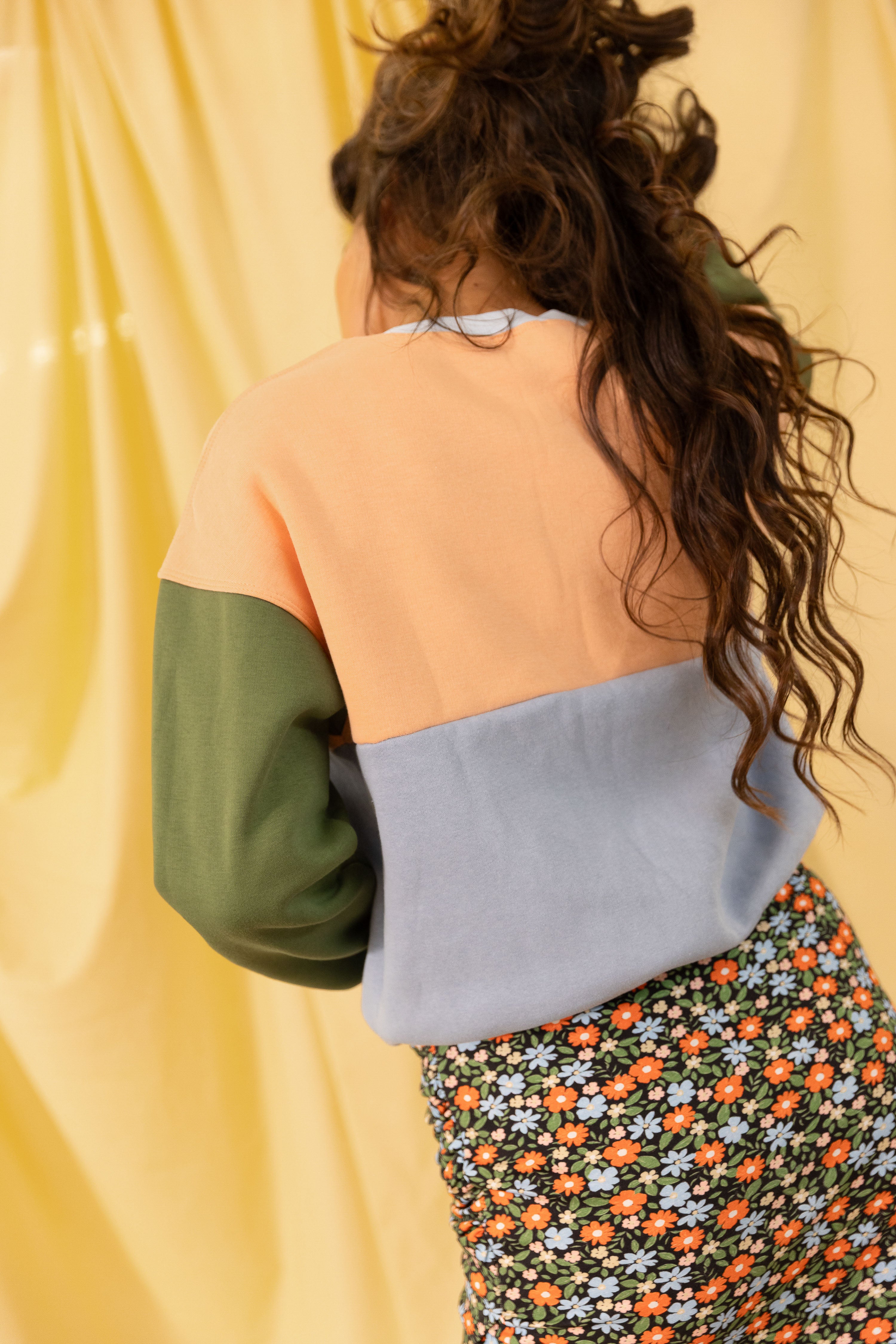 Mini jupe drapée Dahlia