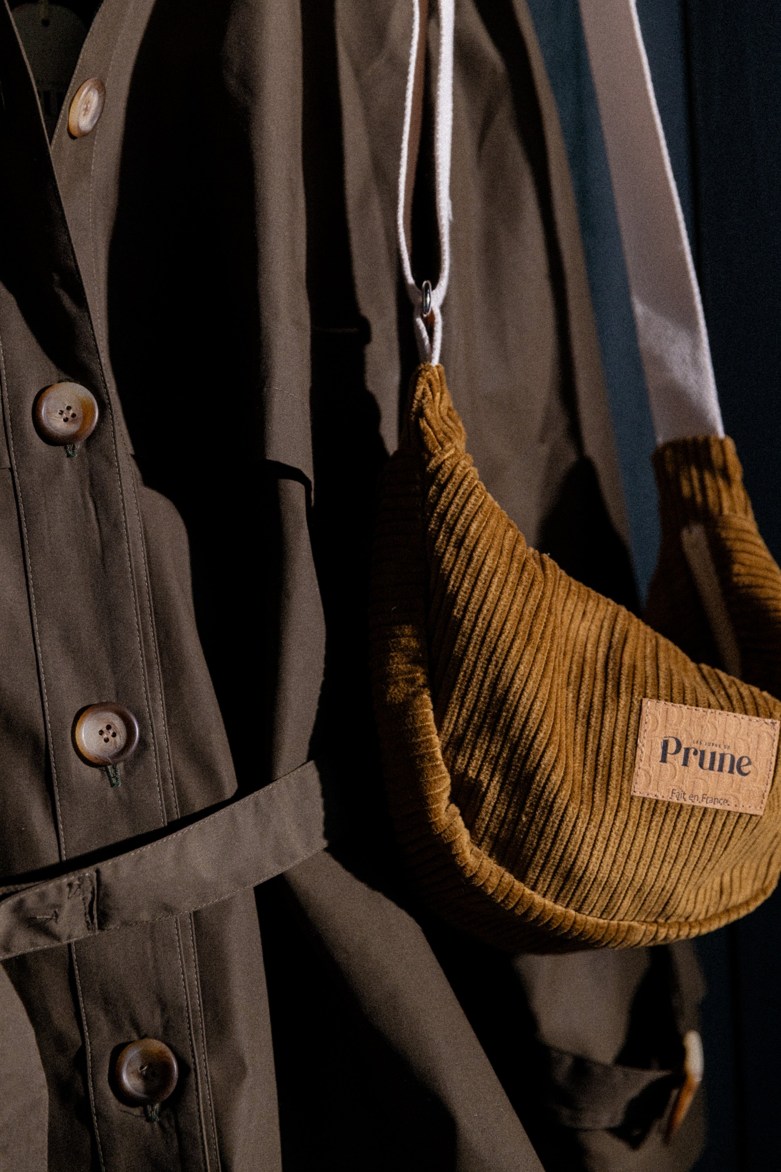 Banane velours olive