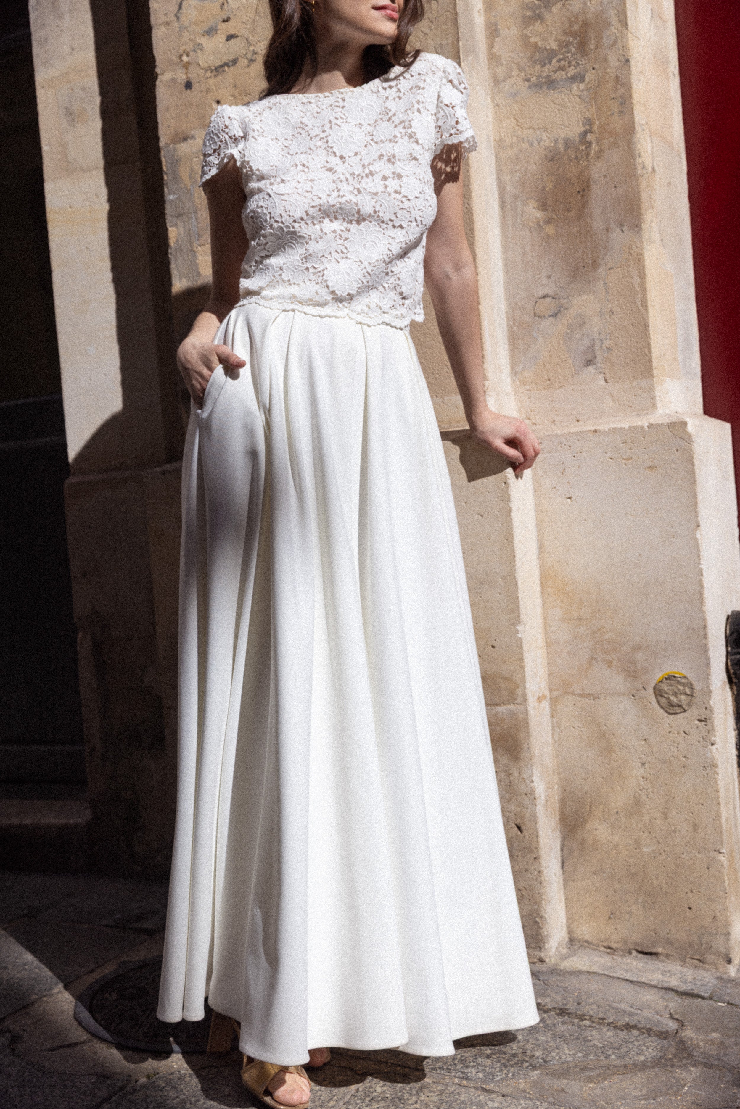 Buy Crepe A-Line Midaxi Skirt at Marks & Spencer