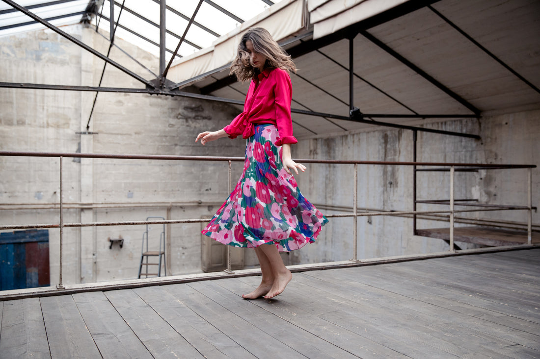 Les dessous de la fabrication de notre plissée soleil Marnie 💕