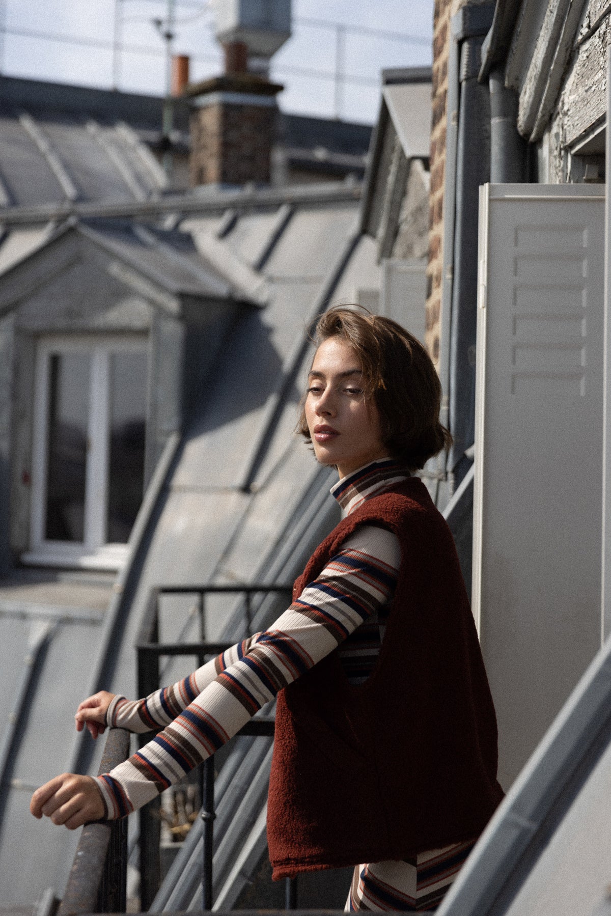 Gilet sans manches Brandy Brown
