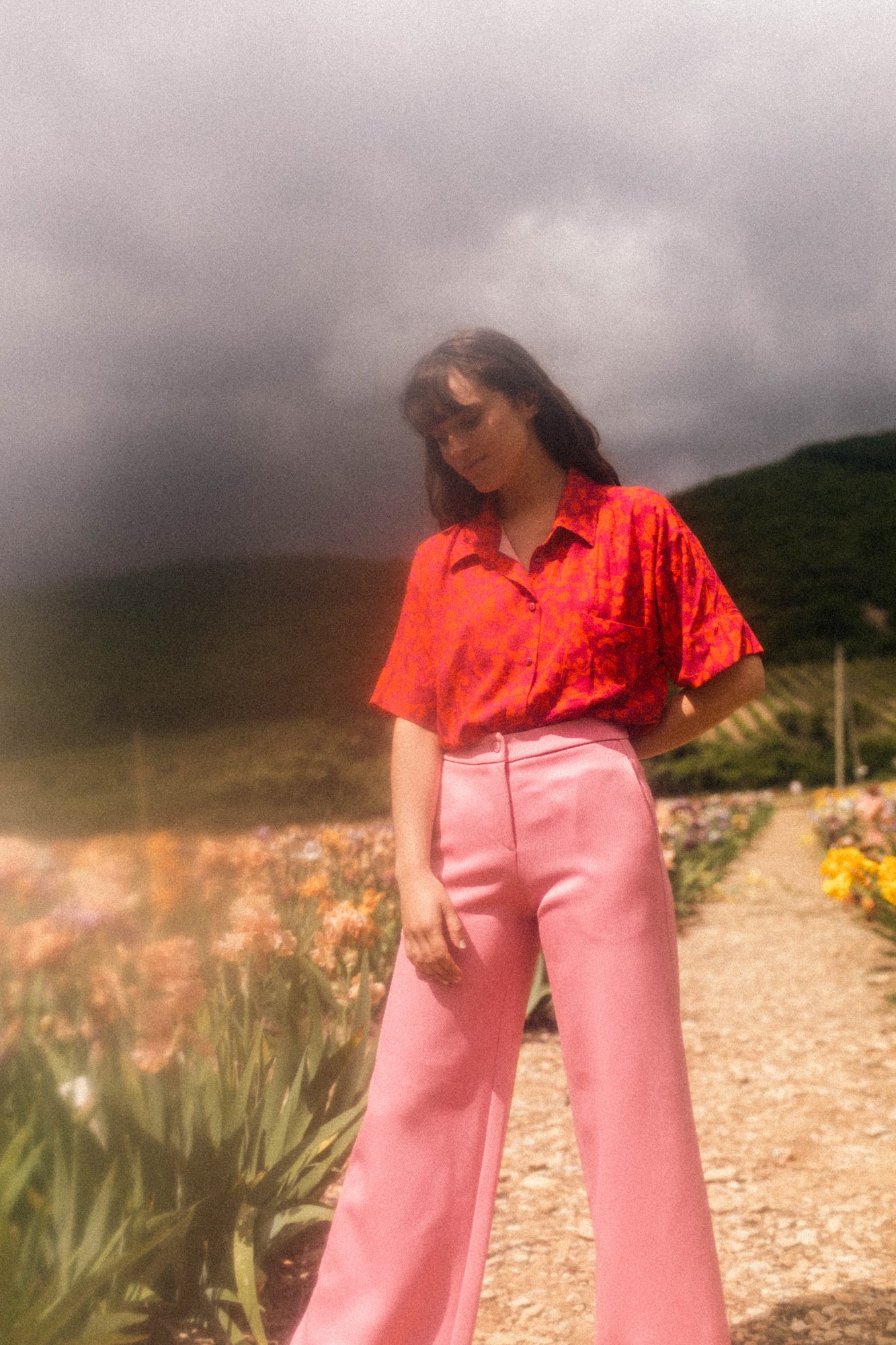 Pantalon ample Cady Rose