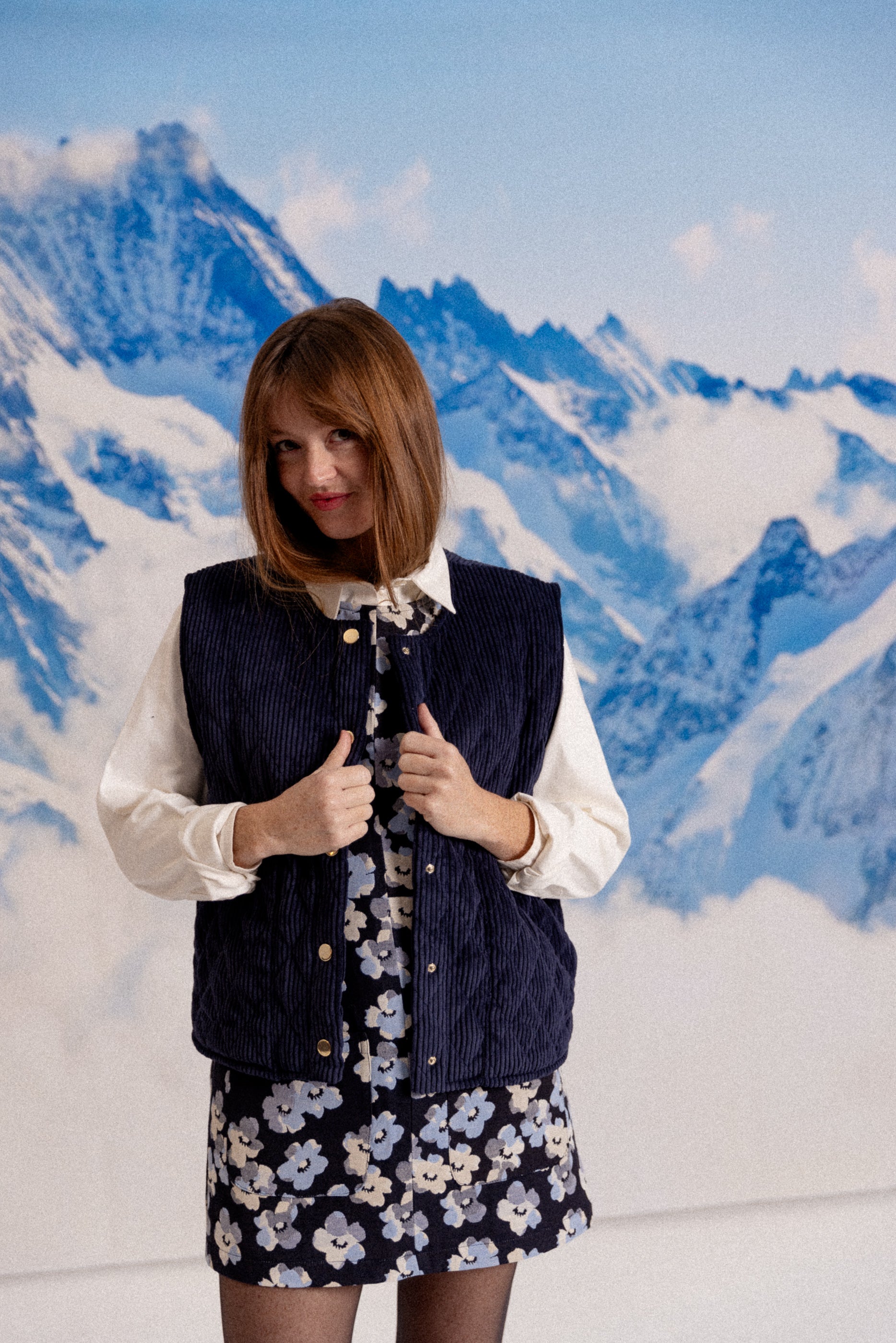 Robe courte sans manche Bloom