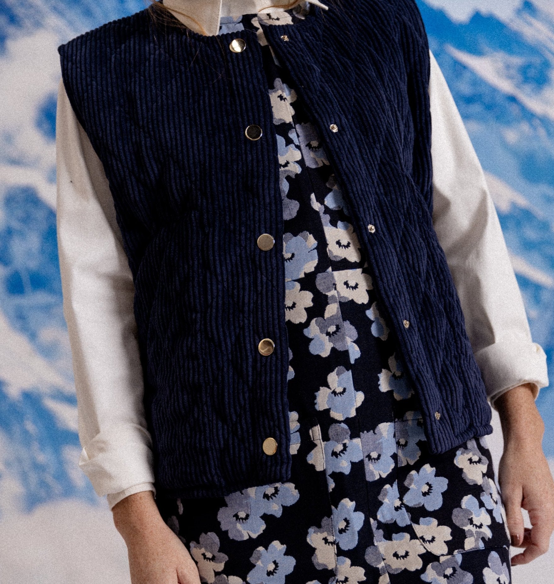 Gilet sans manches Olympia navy