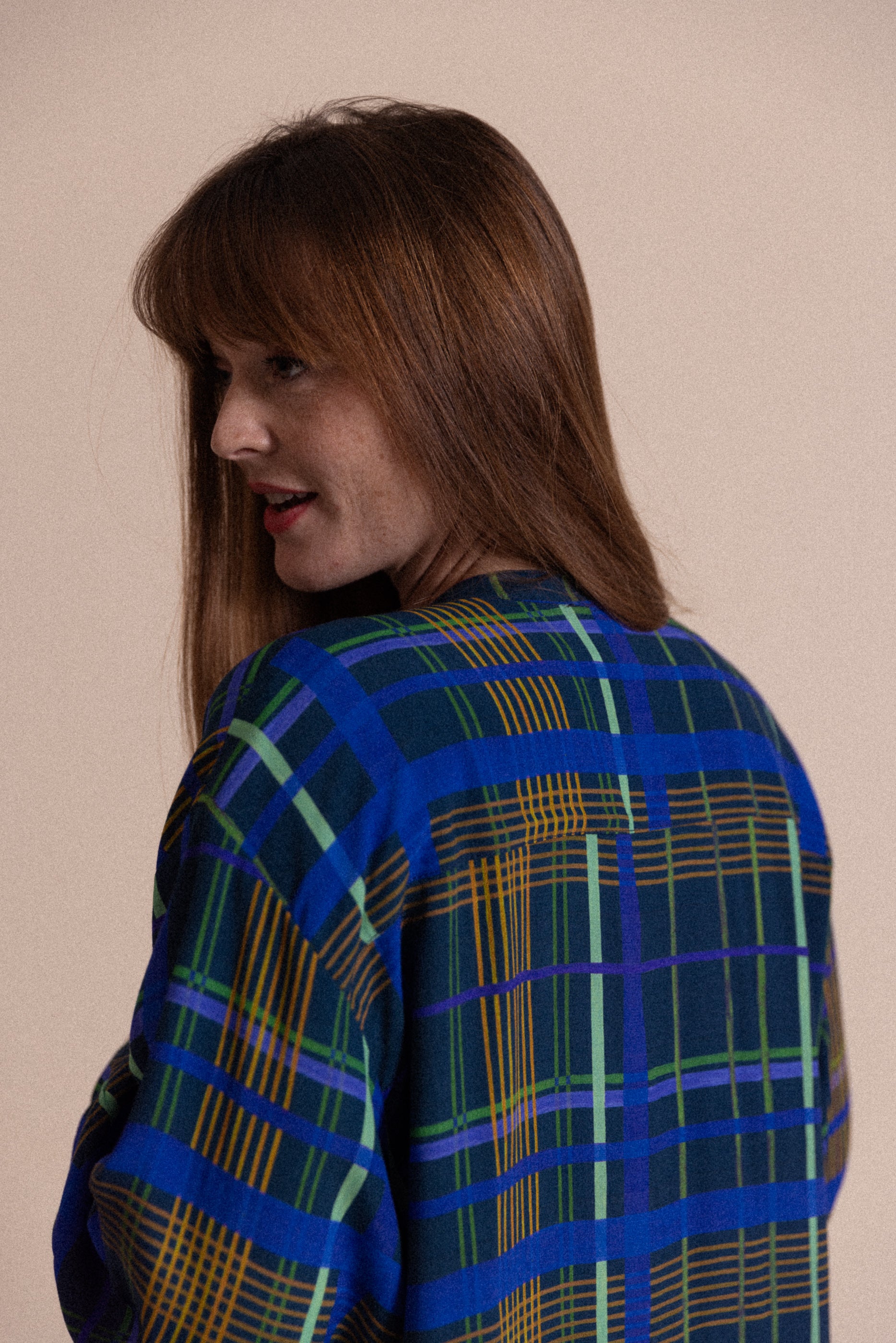 Blouse col mao Barbican