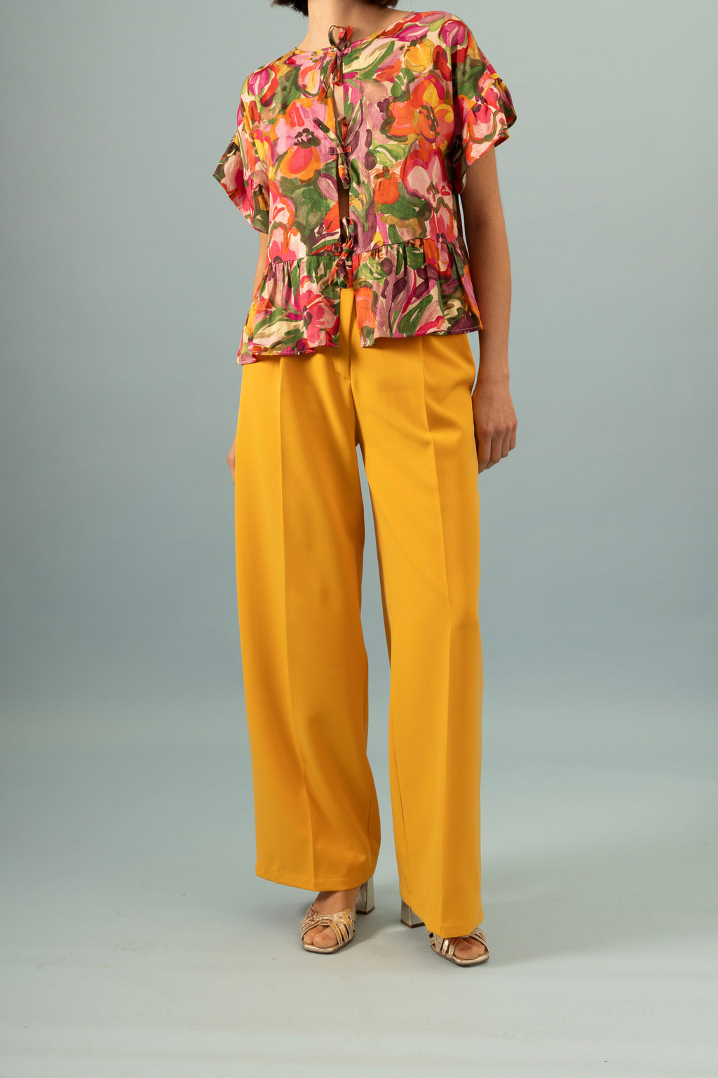 Blouse à lacets Capucine