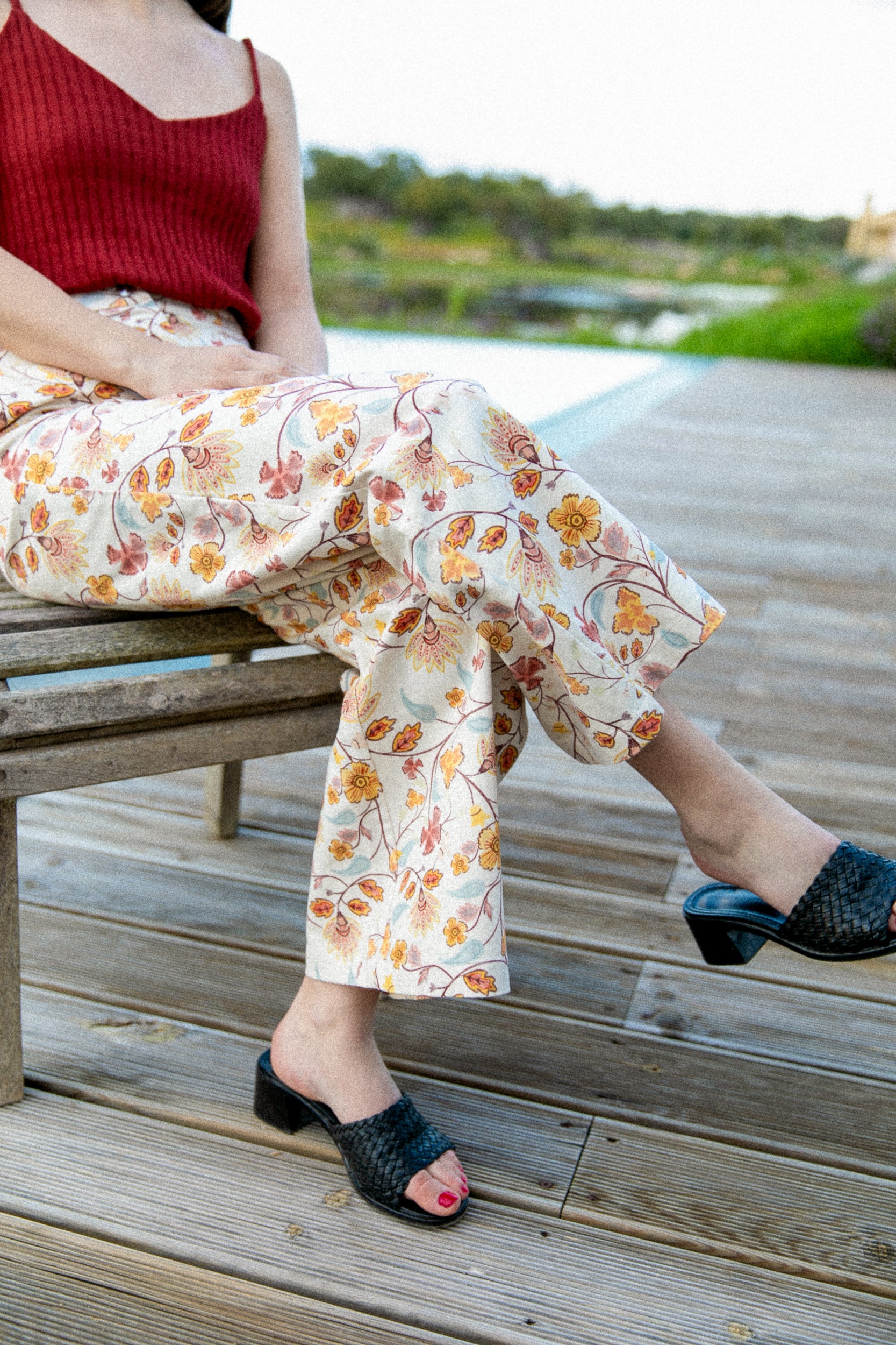 Pantalon ample Flore