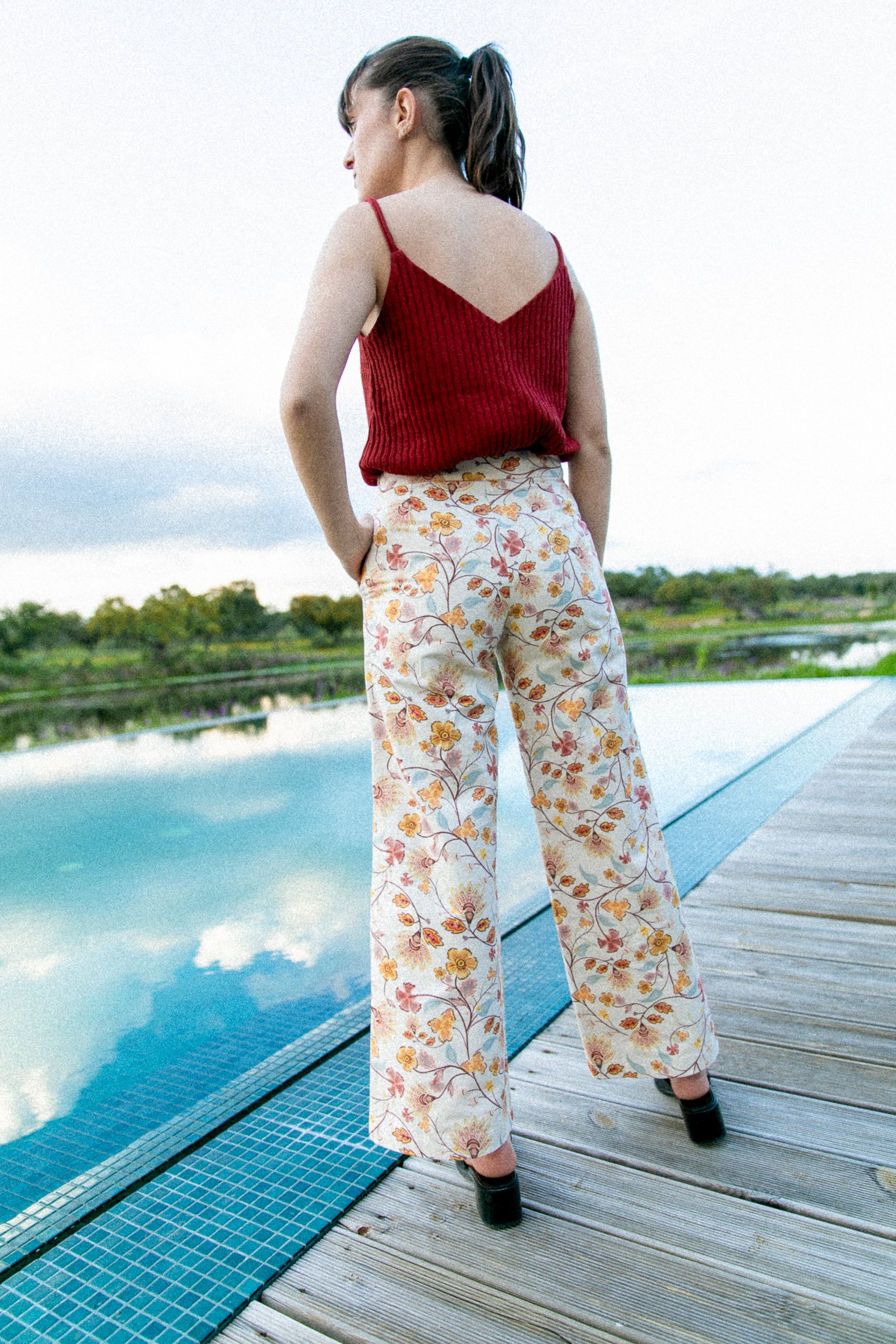 Pantalon ample Flore