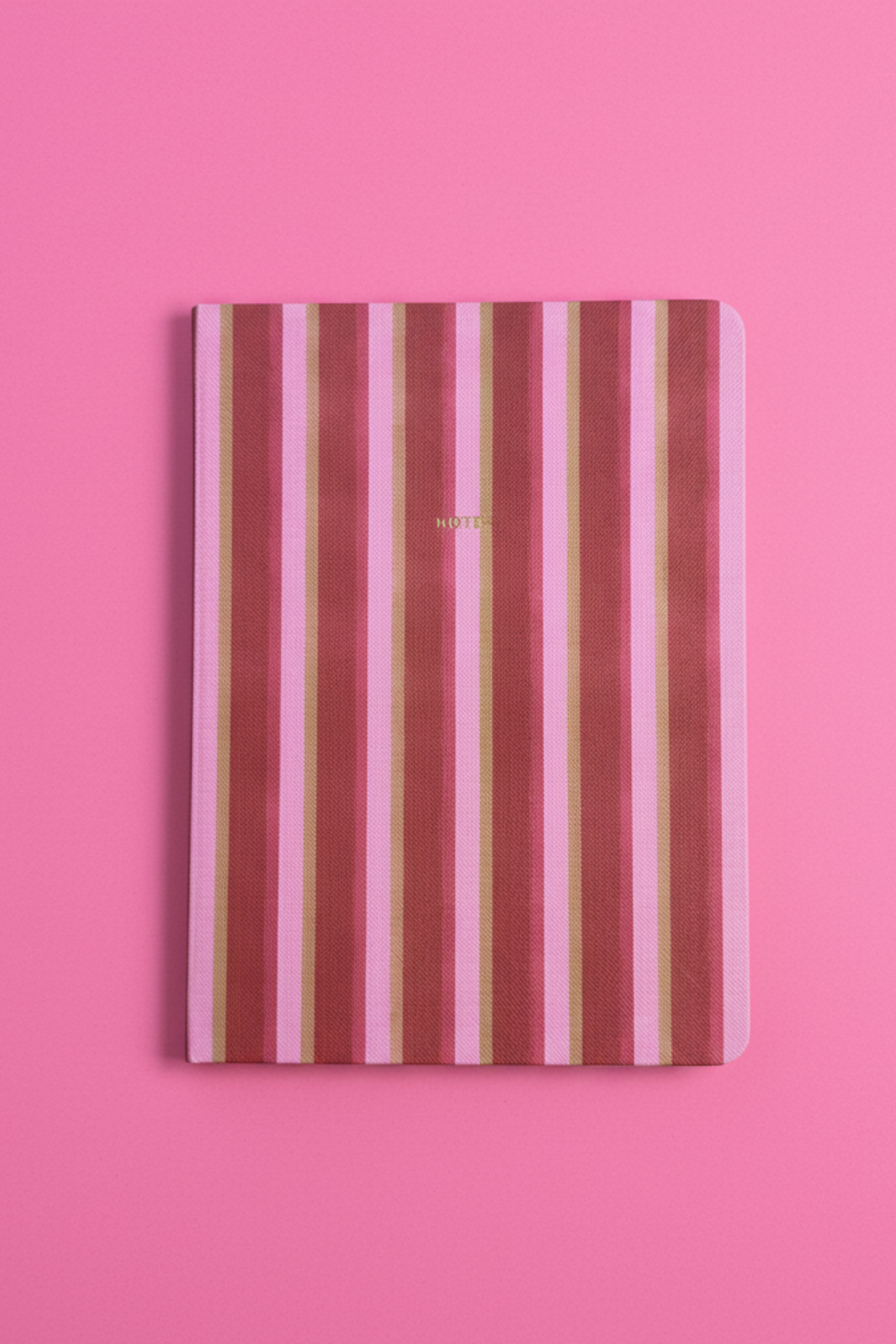 Striped notebook