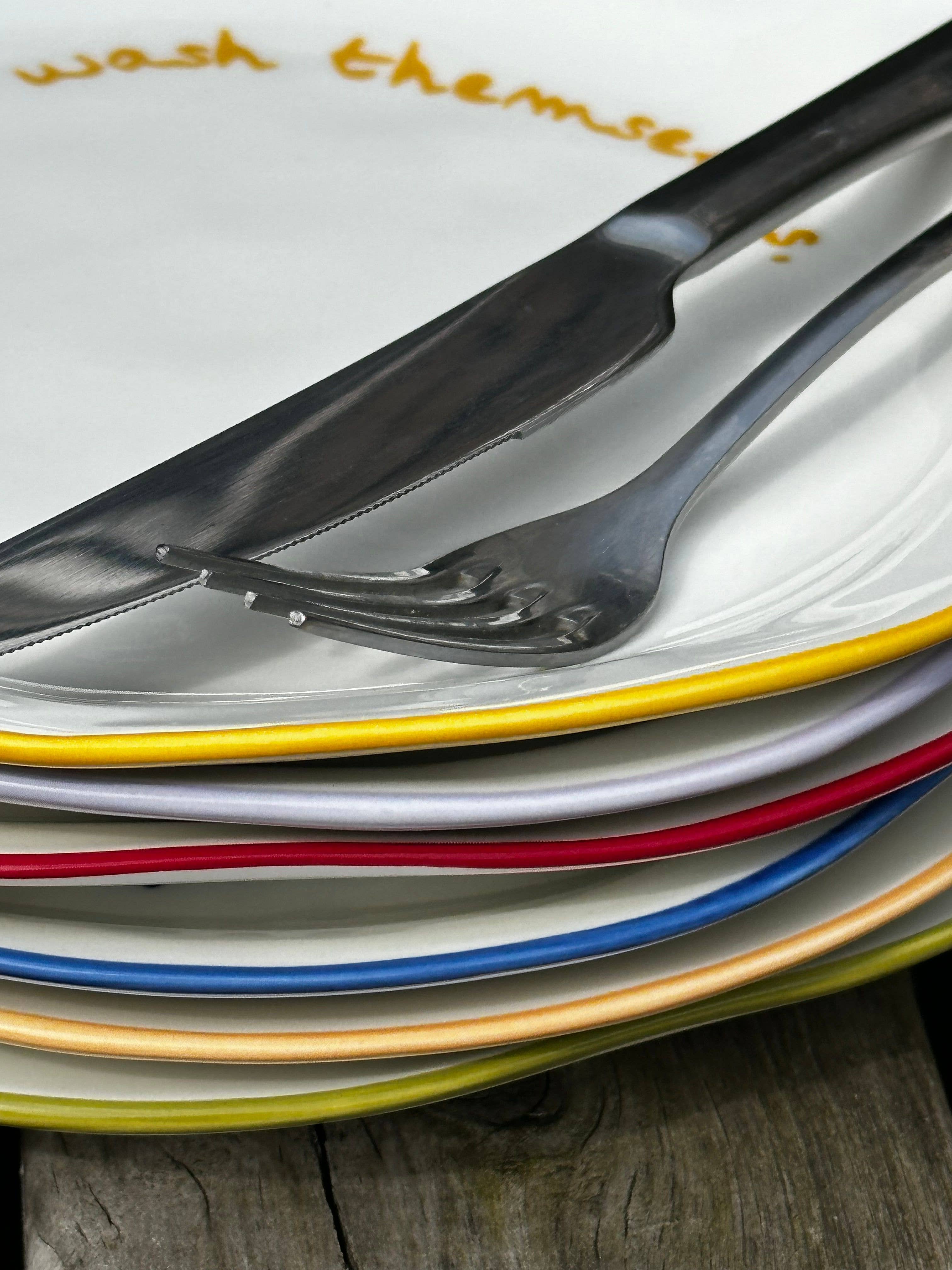 Statement plaque - 'Always be polite to the boss.'