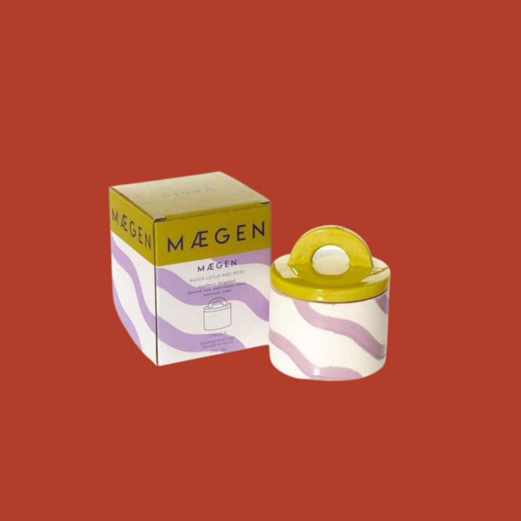 Bougie Pablo Pots - Lotus d'eau et rose