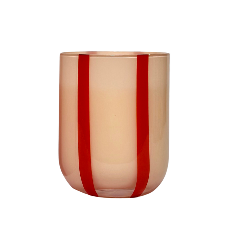 Atina Glassware - Pink and Red
