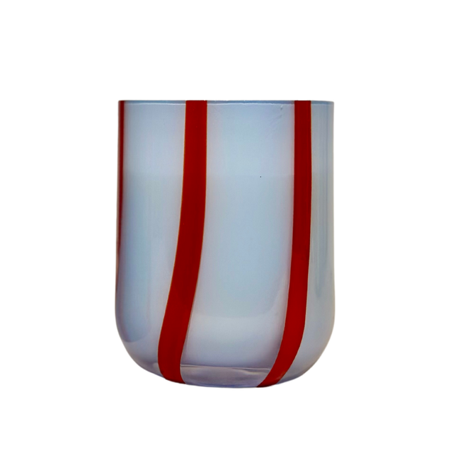 Atina Glassware - Blue and Red