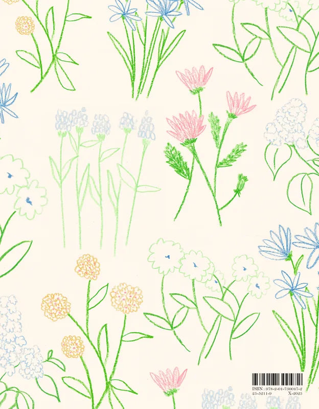 Carnet grand vierge – Fleur