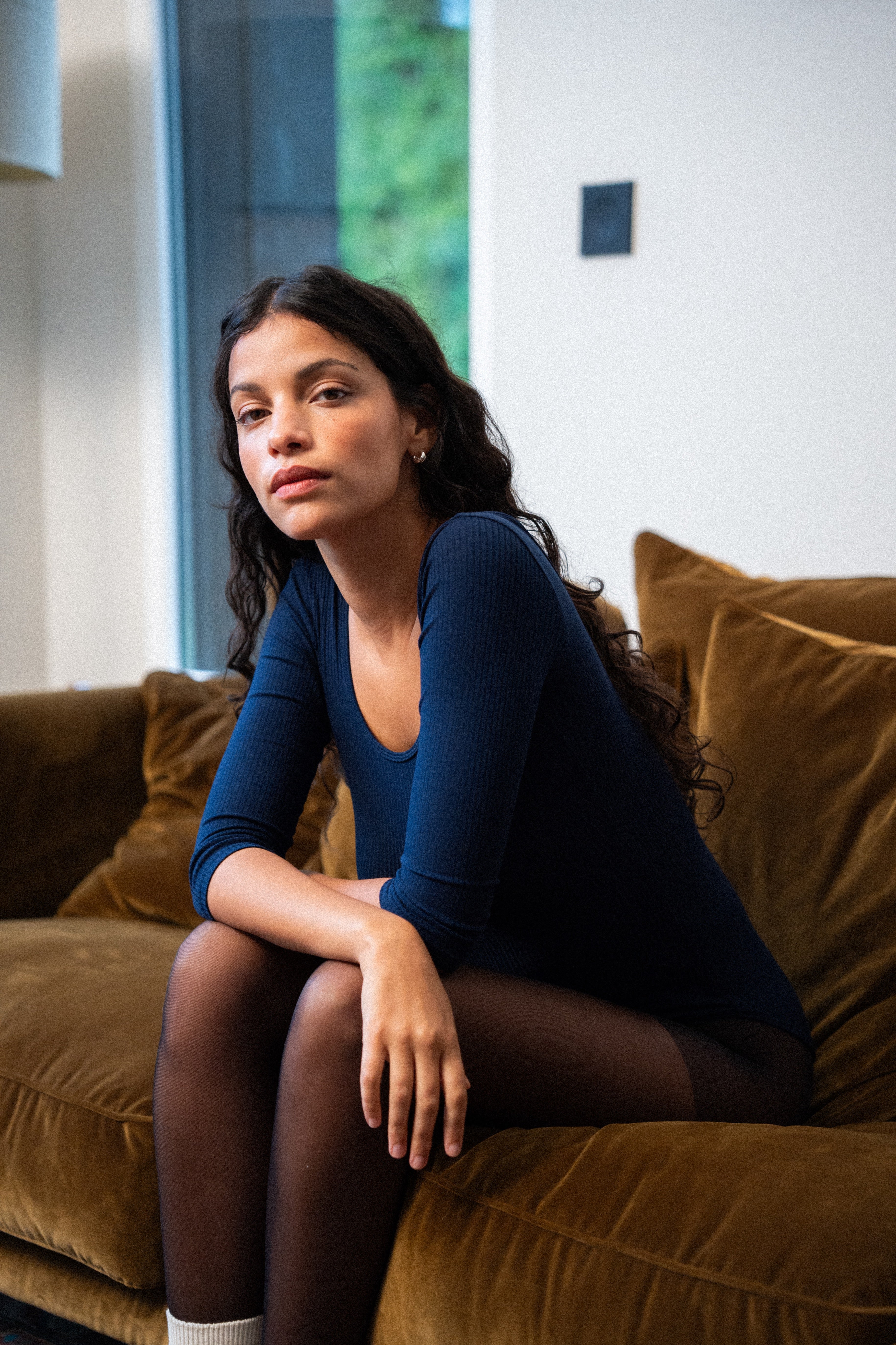 Body col rond marine