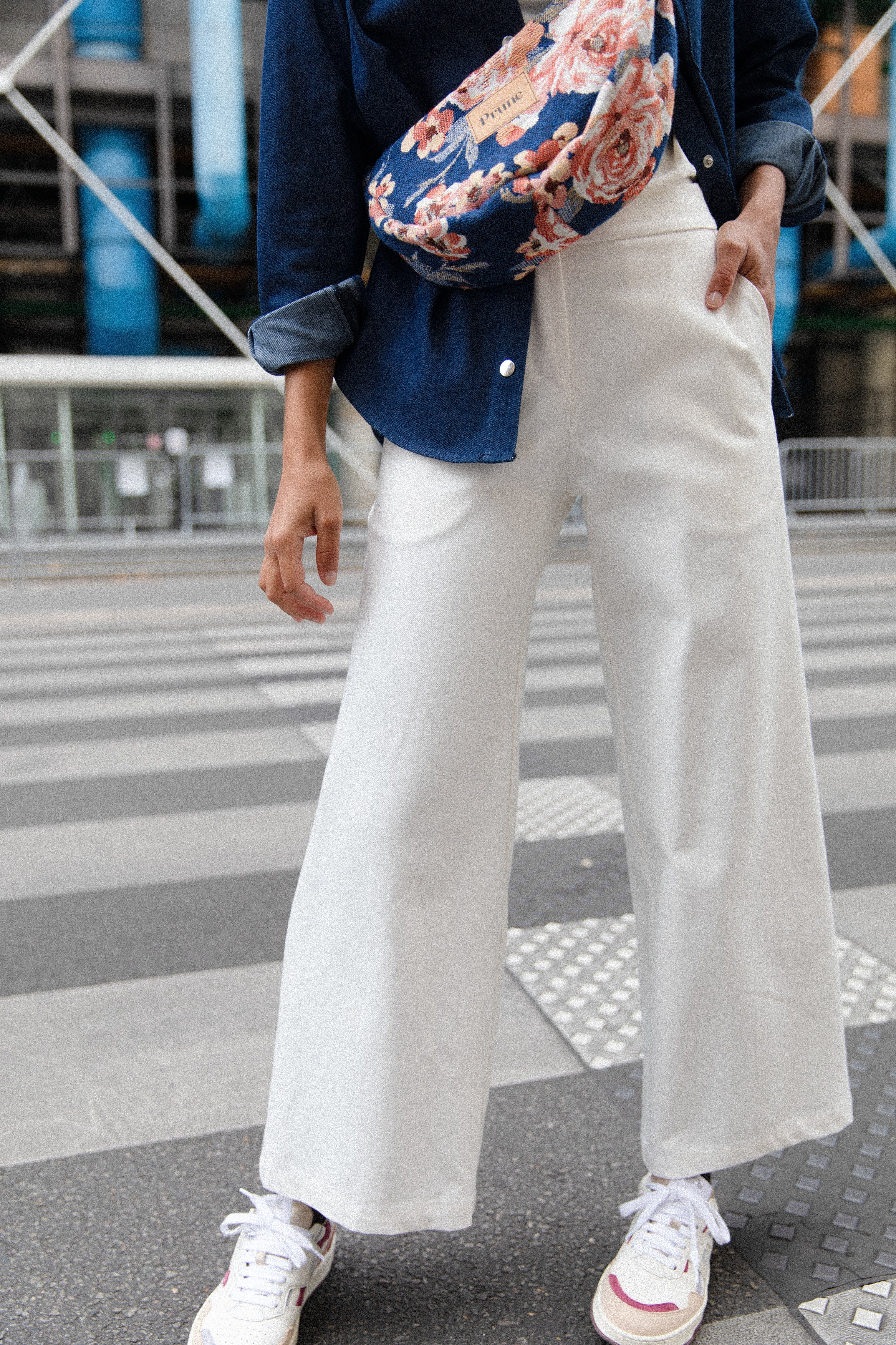 Pantalon ample blanc