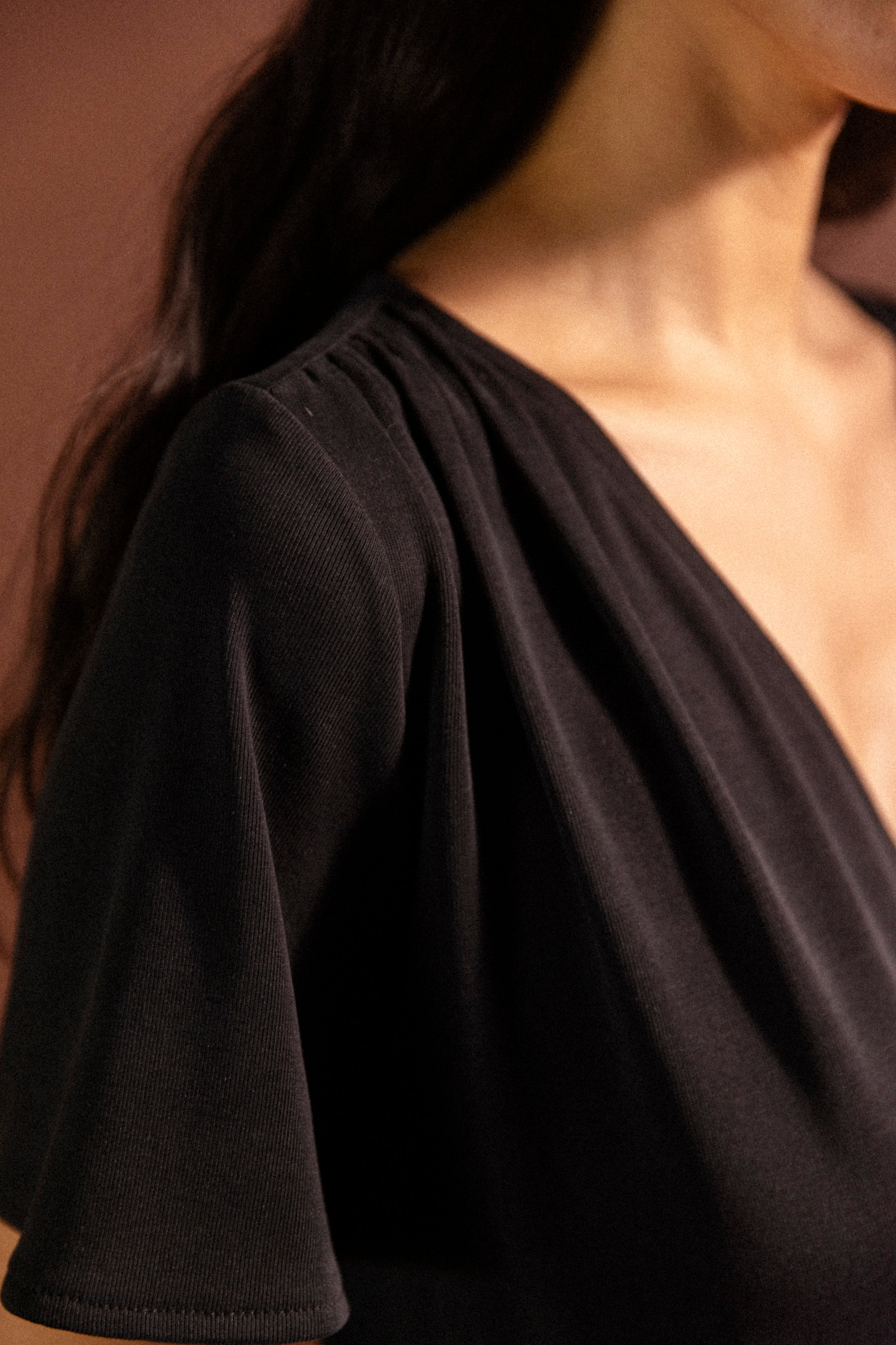 Robe jersey Beverly noire