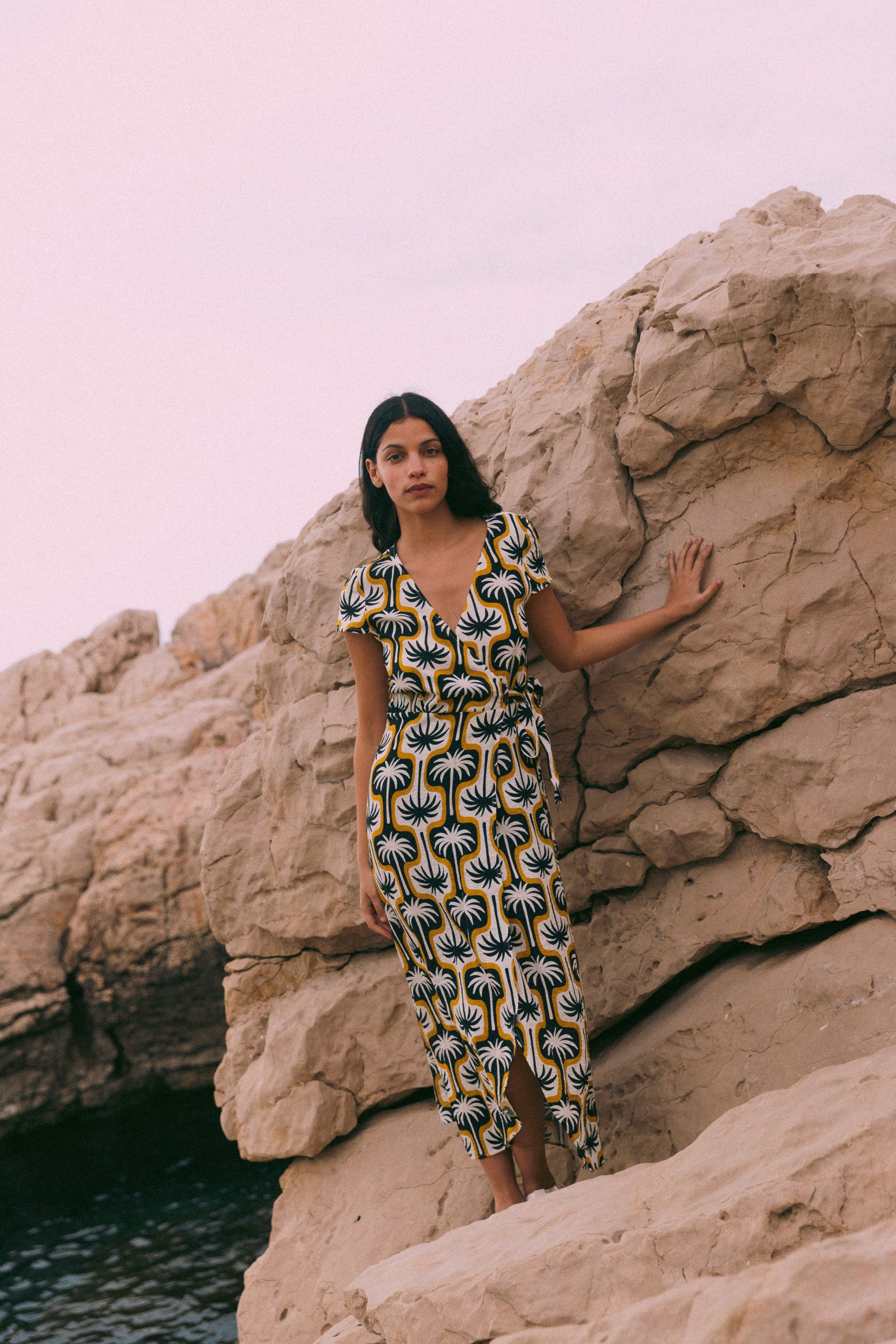 Calisera wrap dress