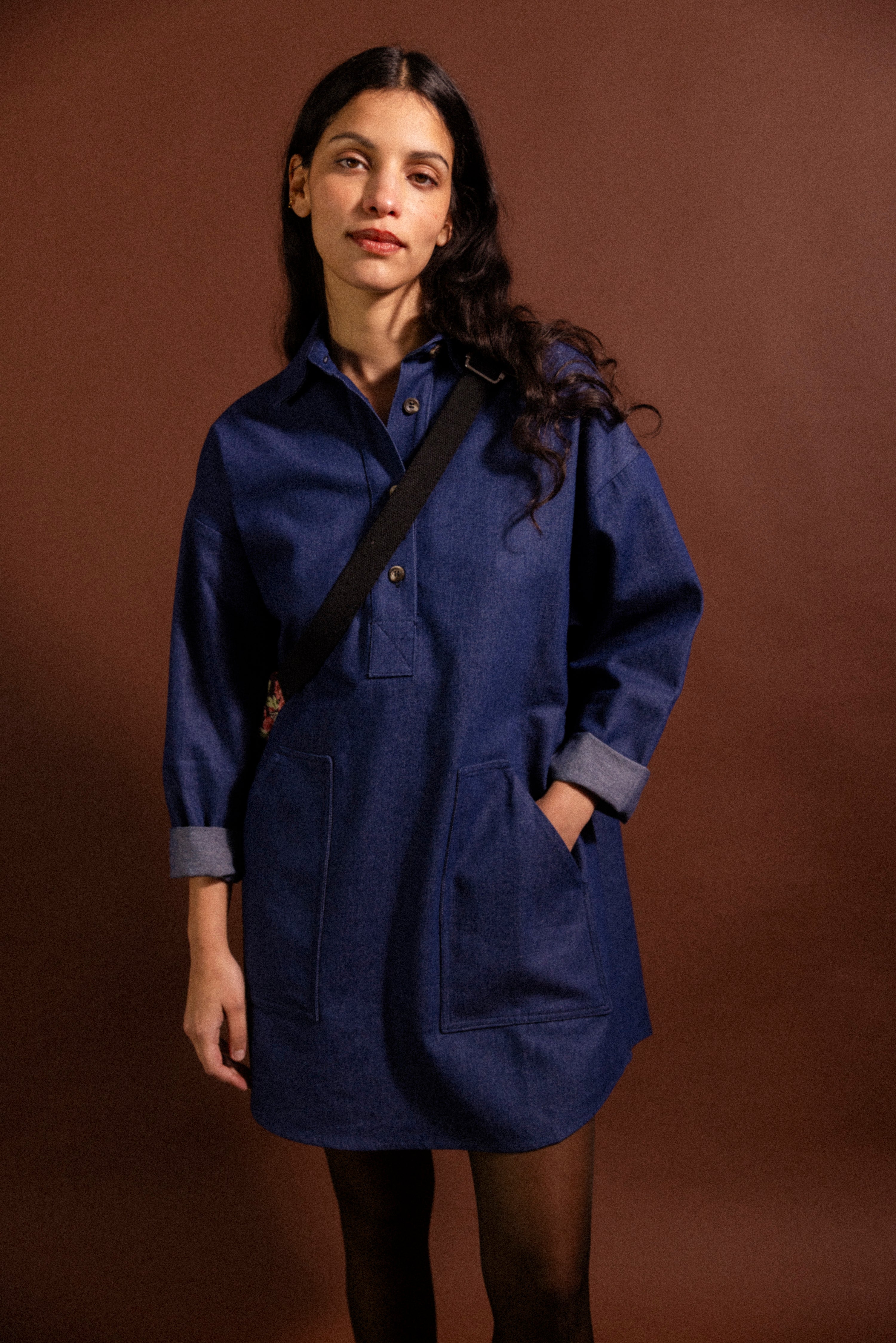 Robe vareuse Denim