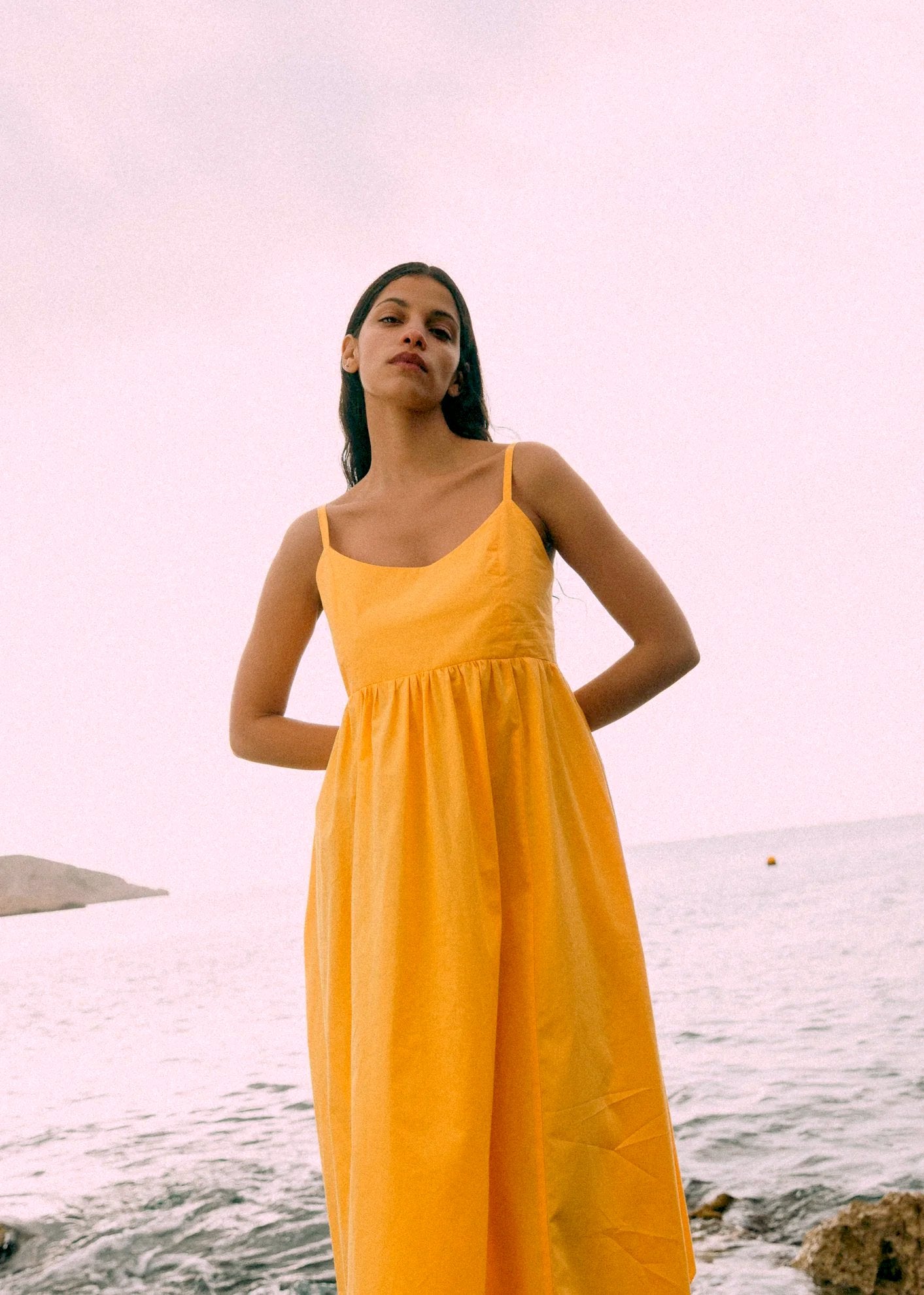 Marisol long strappy dress