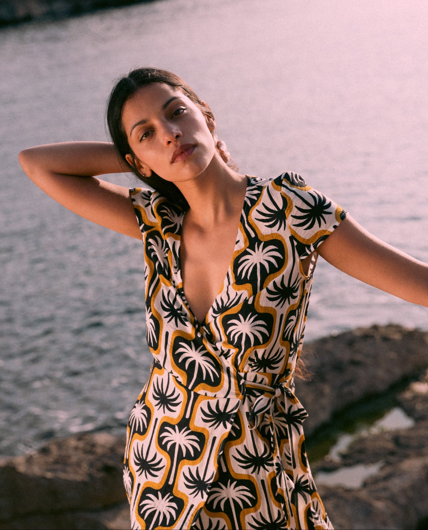 Calisera wrap dress