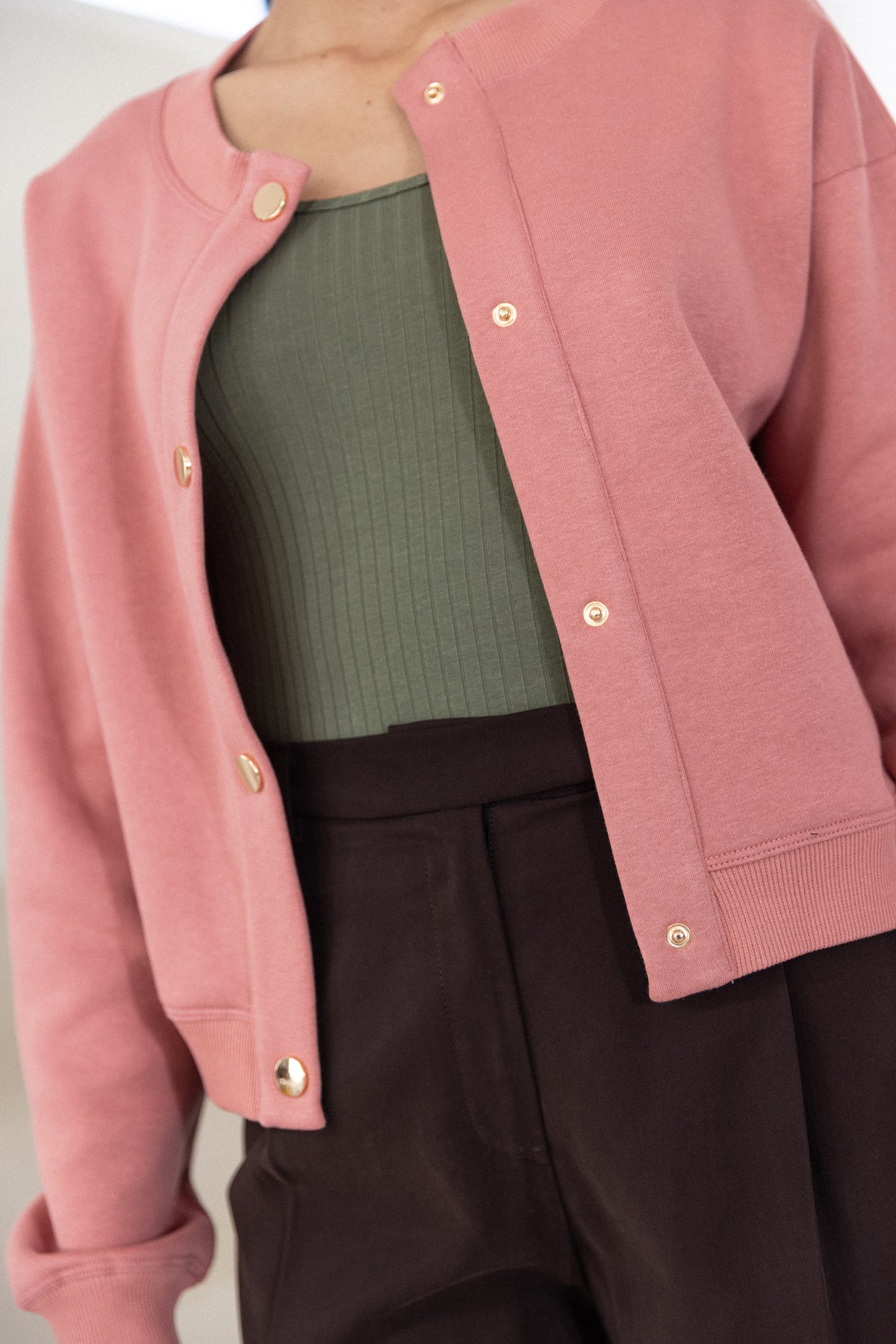 Cardigan Bois de Rose