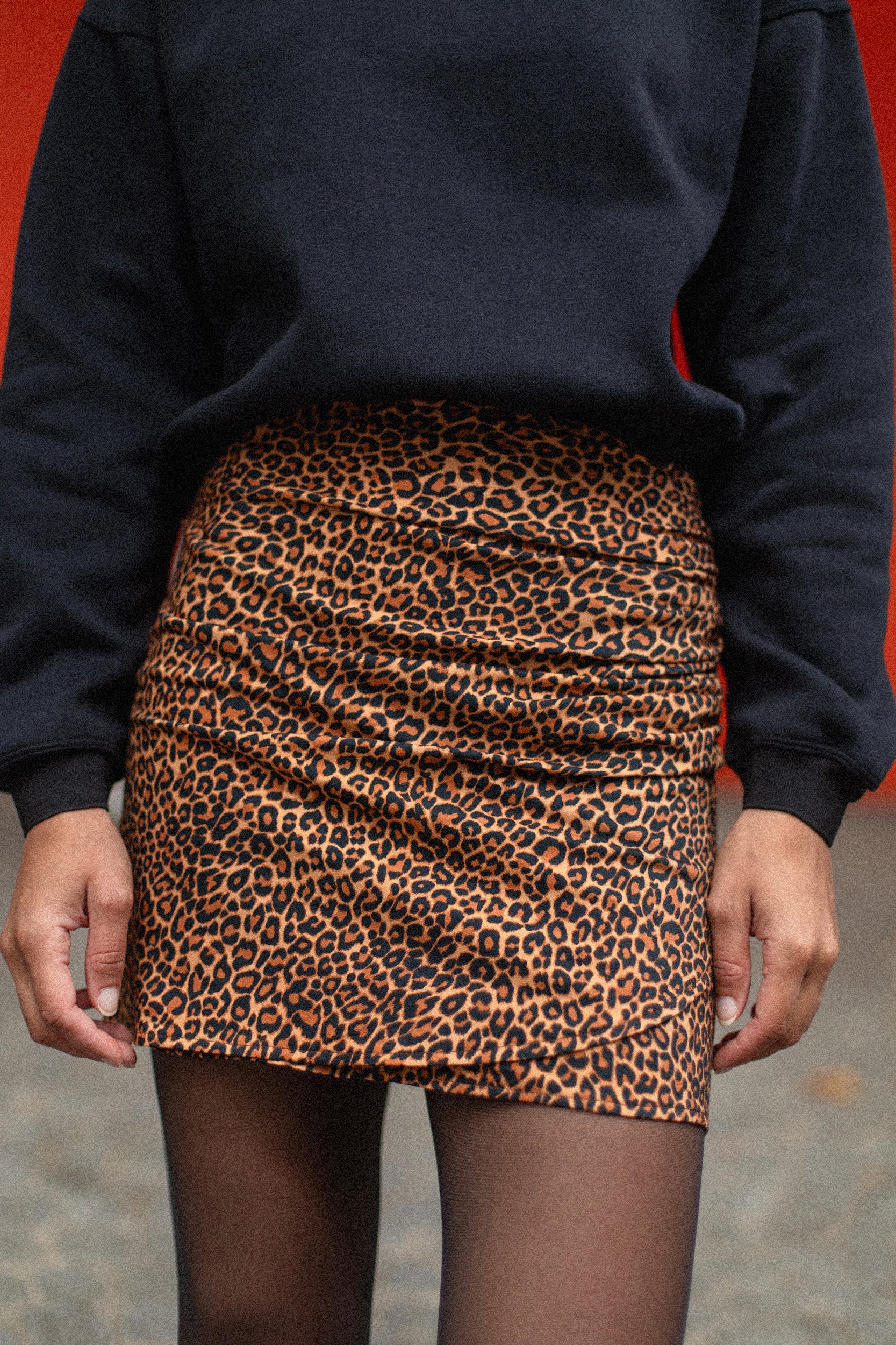 Mini jupe Léopard