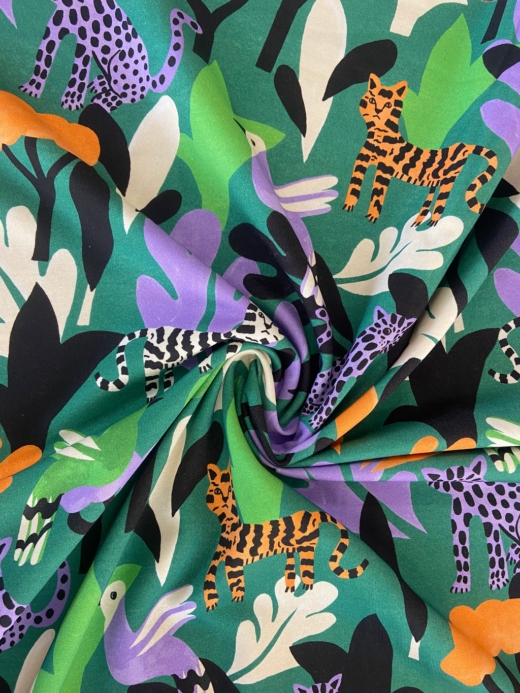 Coupon Molleton Oscar vert