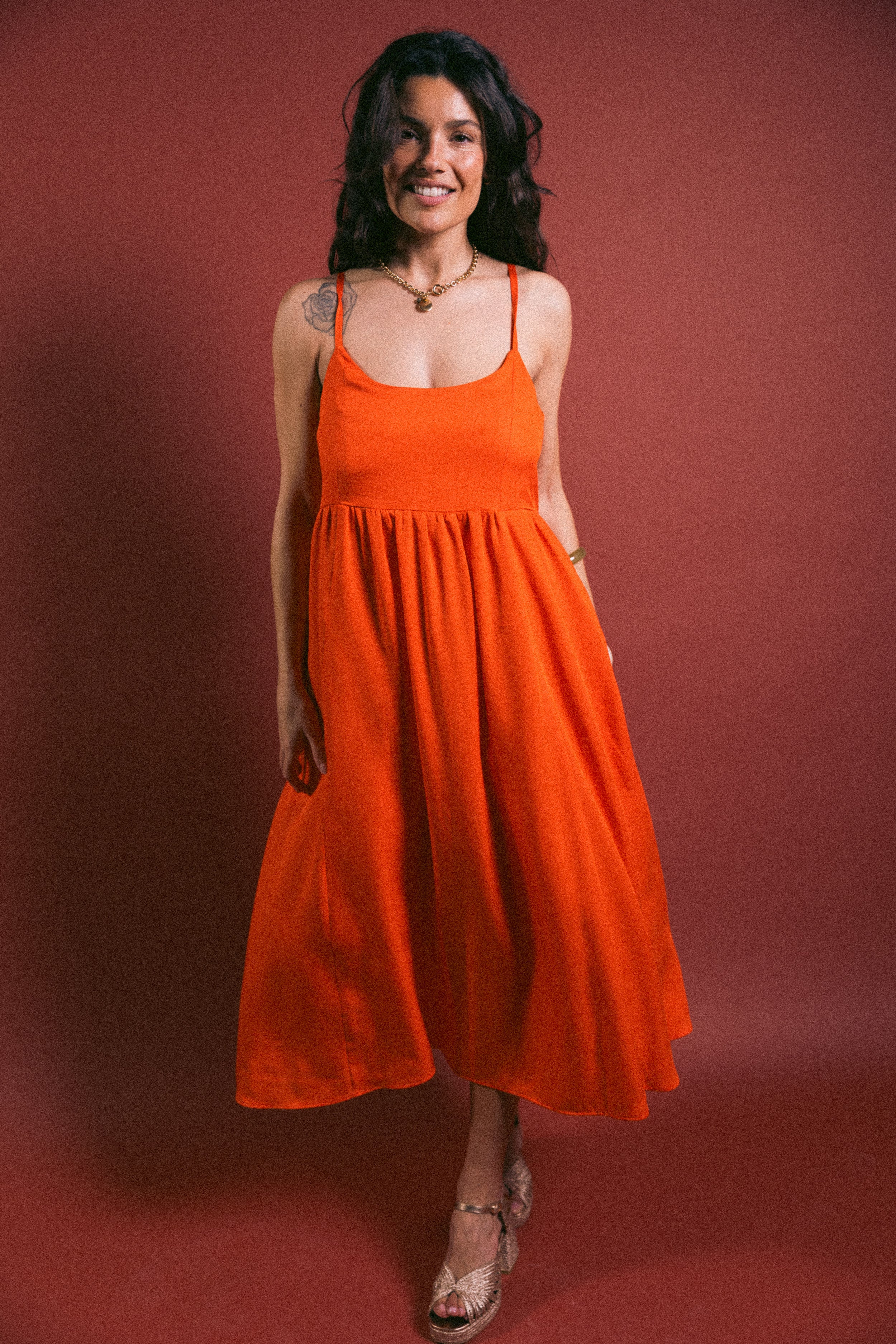 Robe bretelles Ava Spritz