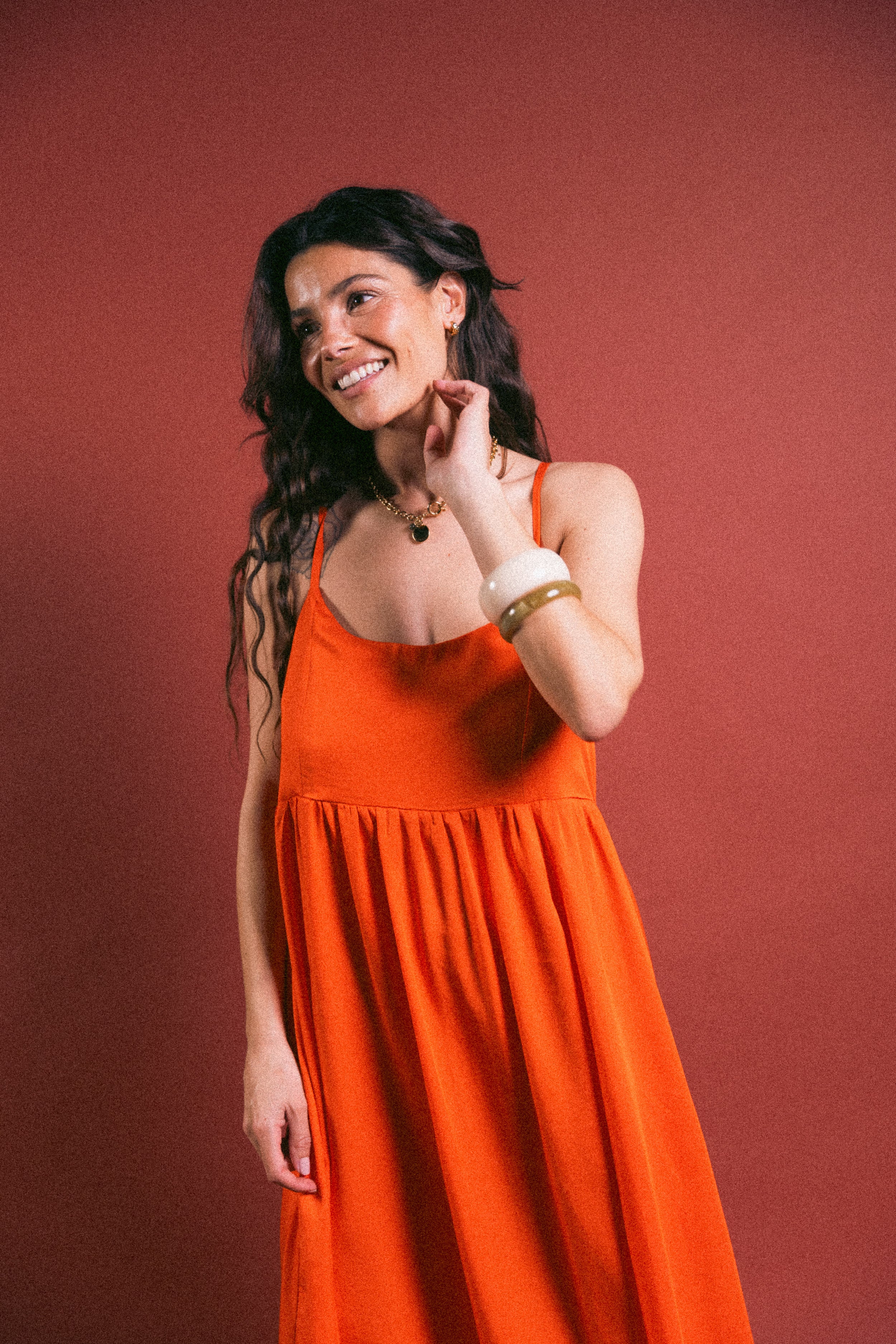 Robe bretelles Ava Spritz