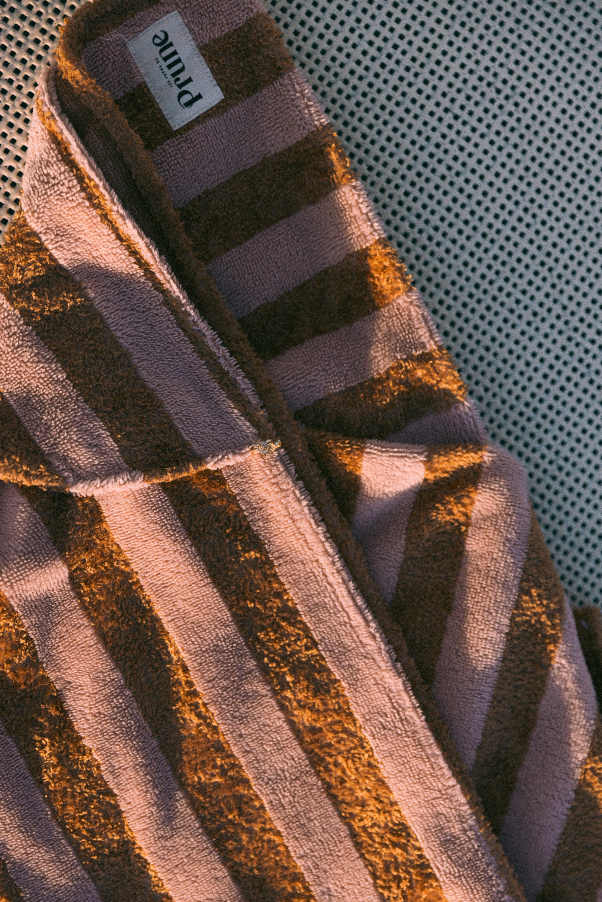 Serviette de plage caramel