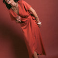 Robe portefeuille Blush