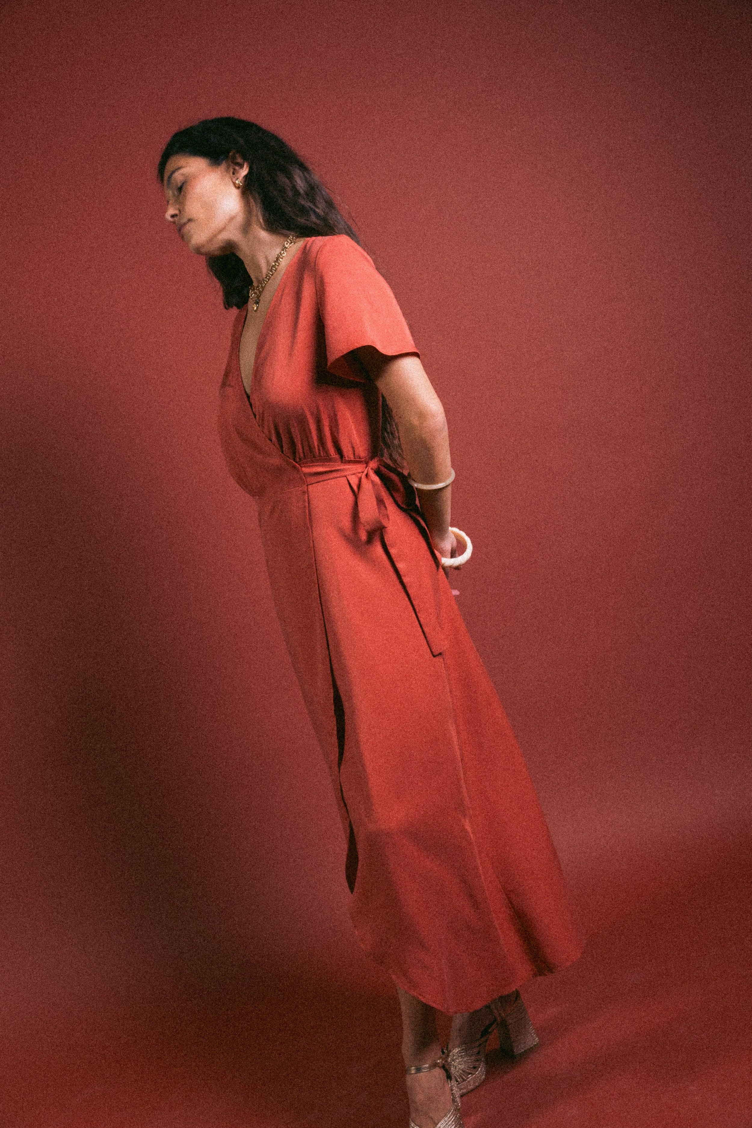 Robe portefeuille Blush