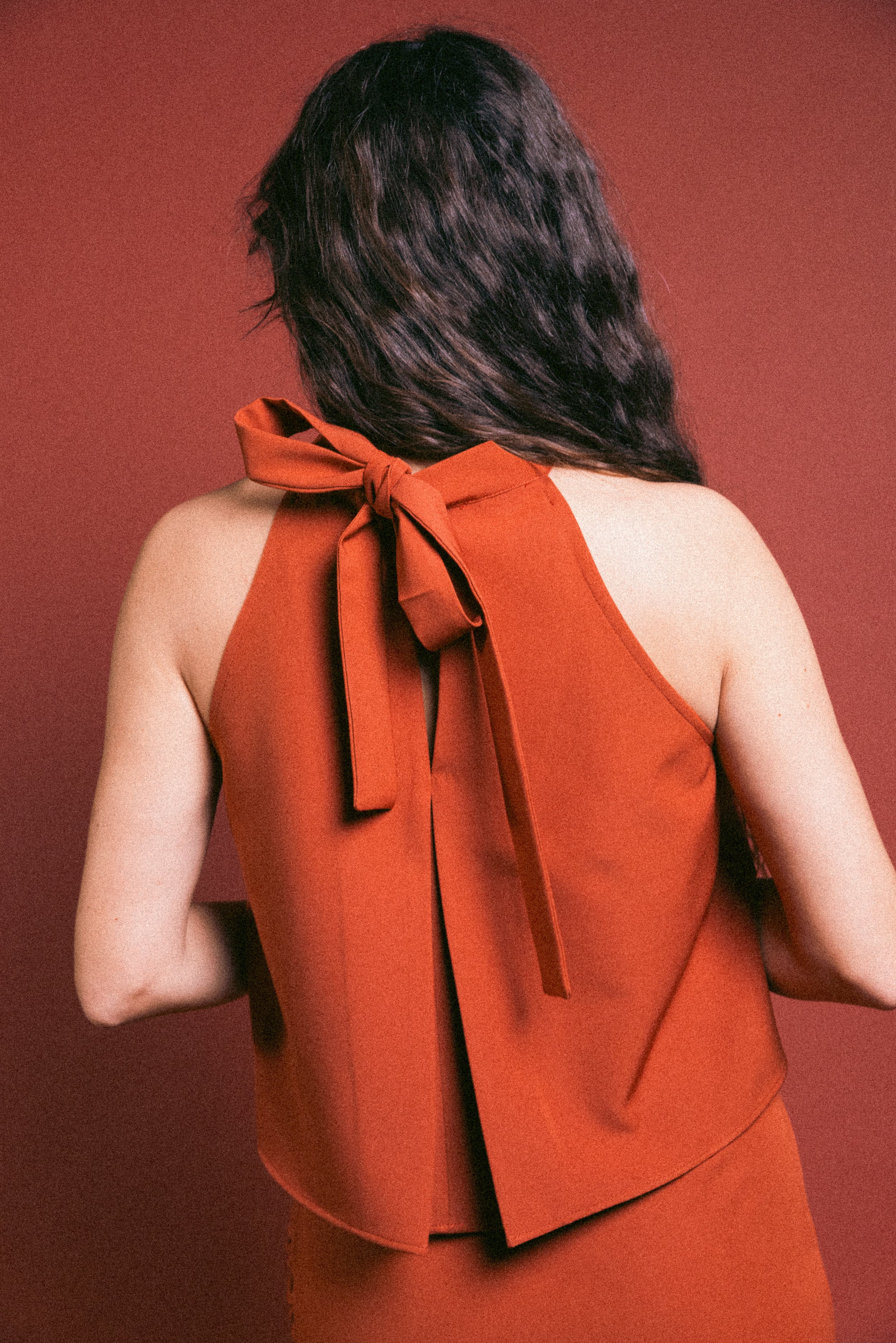 Top noué Georgia Moka