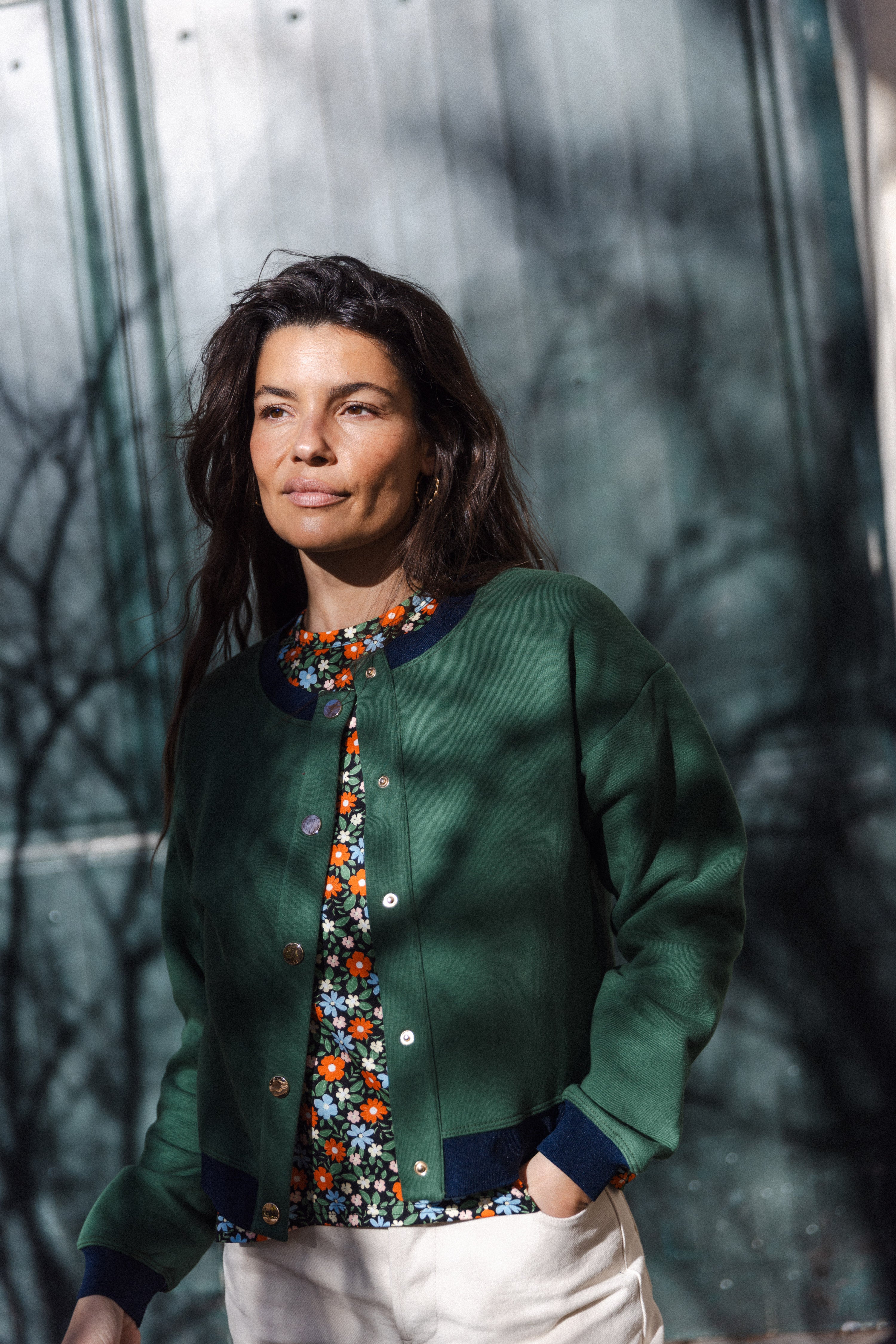 Cardigan Vert anglais