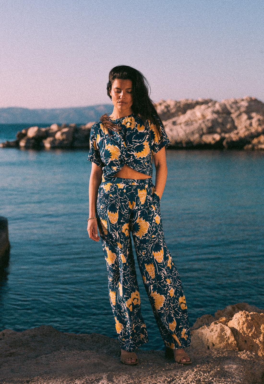 Pantalon à pinces Camìla