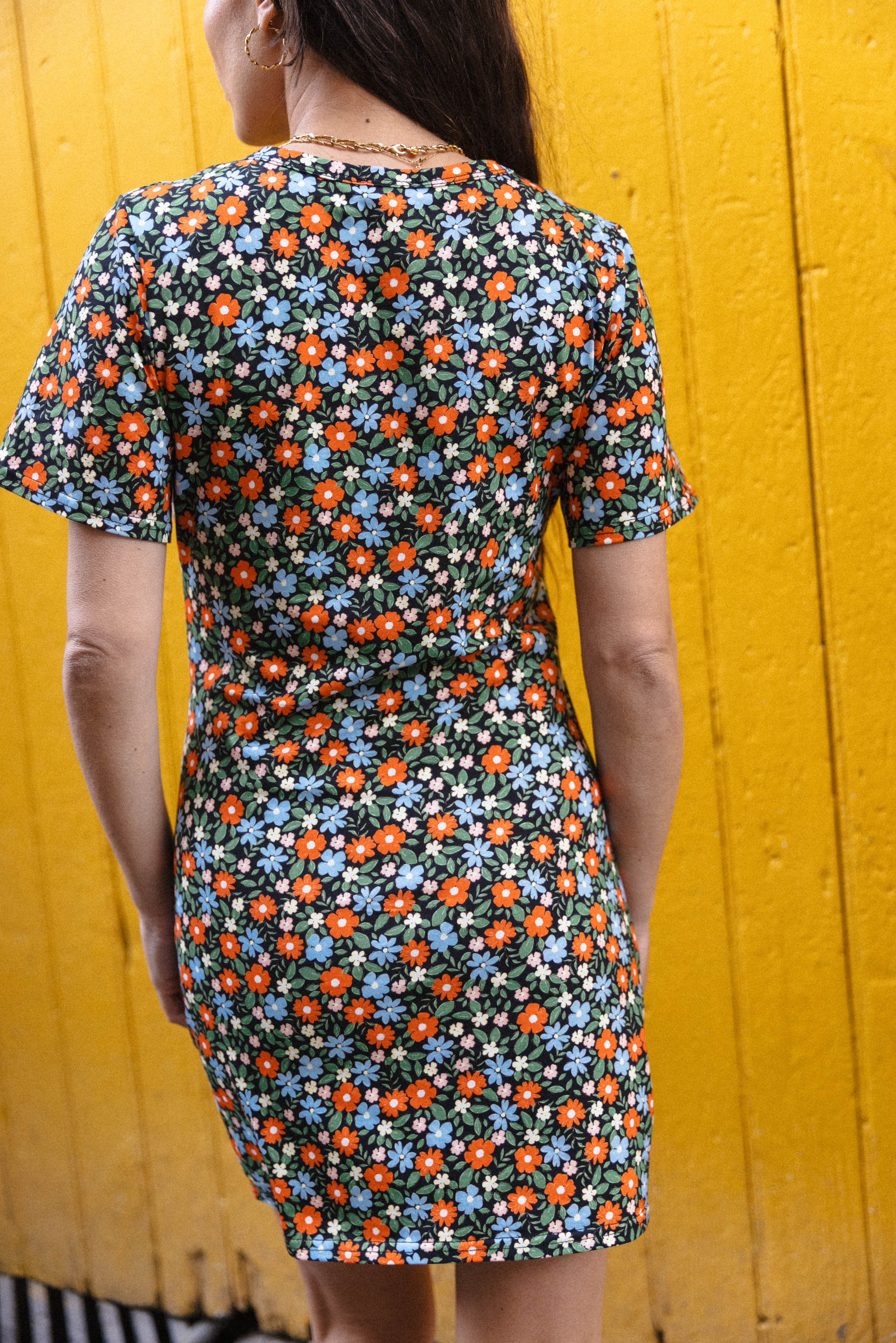 Mini robe drapée Dahlia