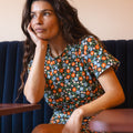 Mini robe drapée Dahlia
