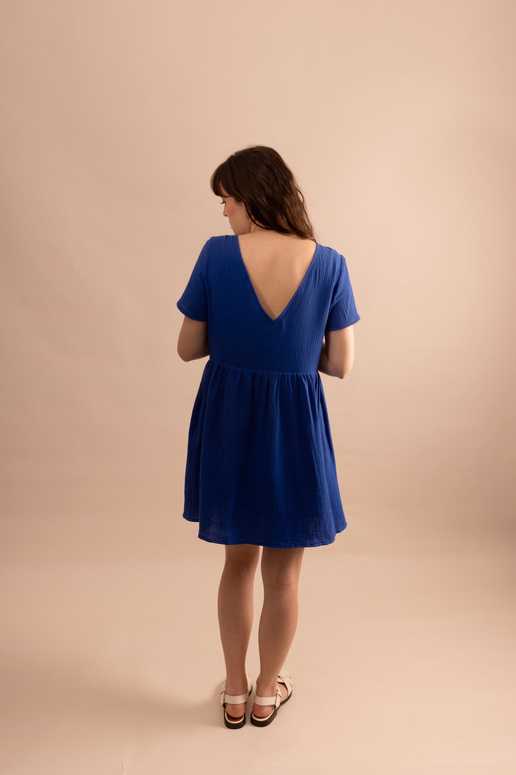 Petite robe bleu électrique