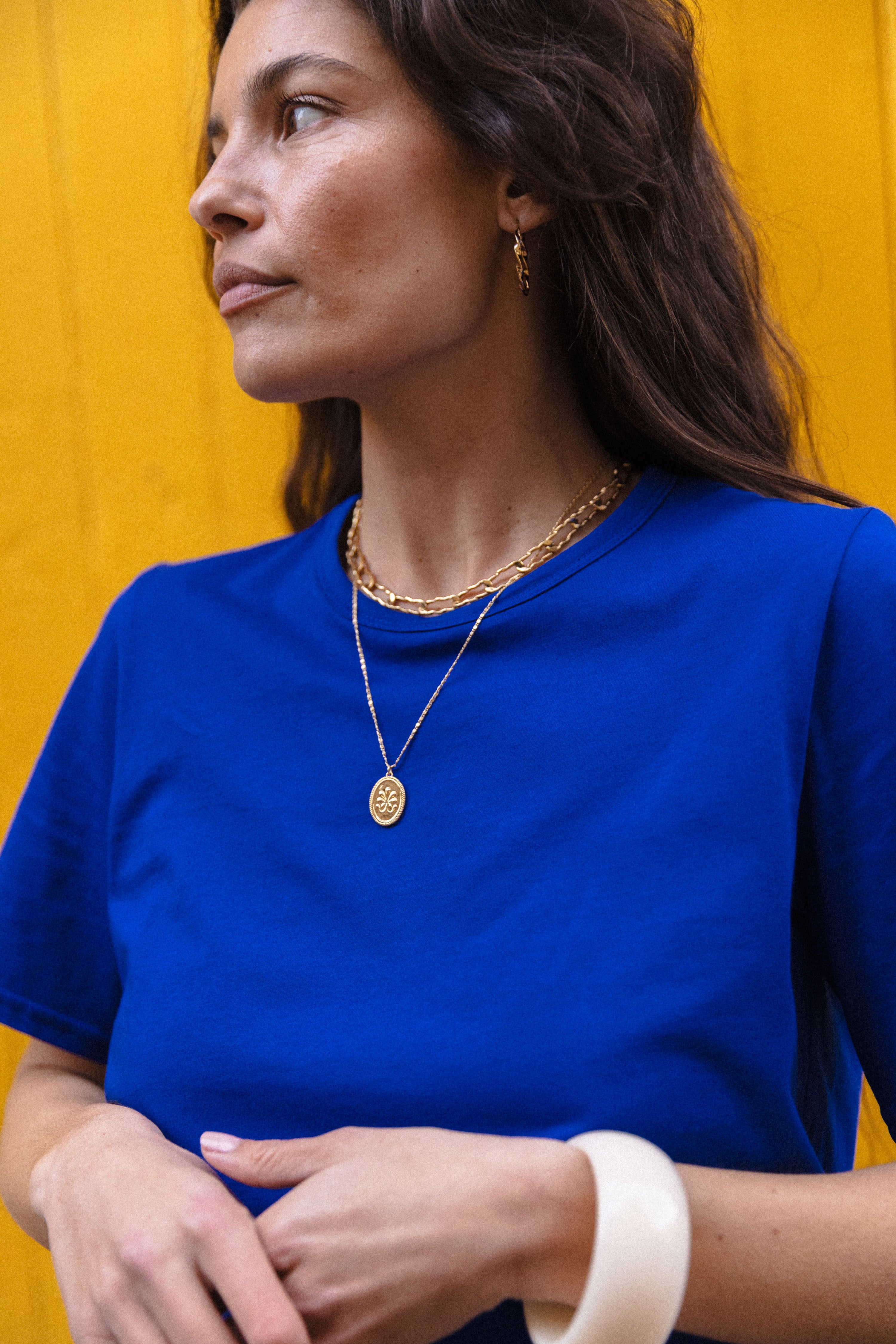 Tee bad boy bleu électrique