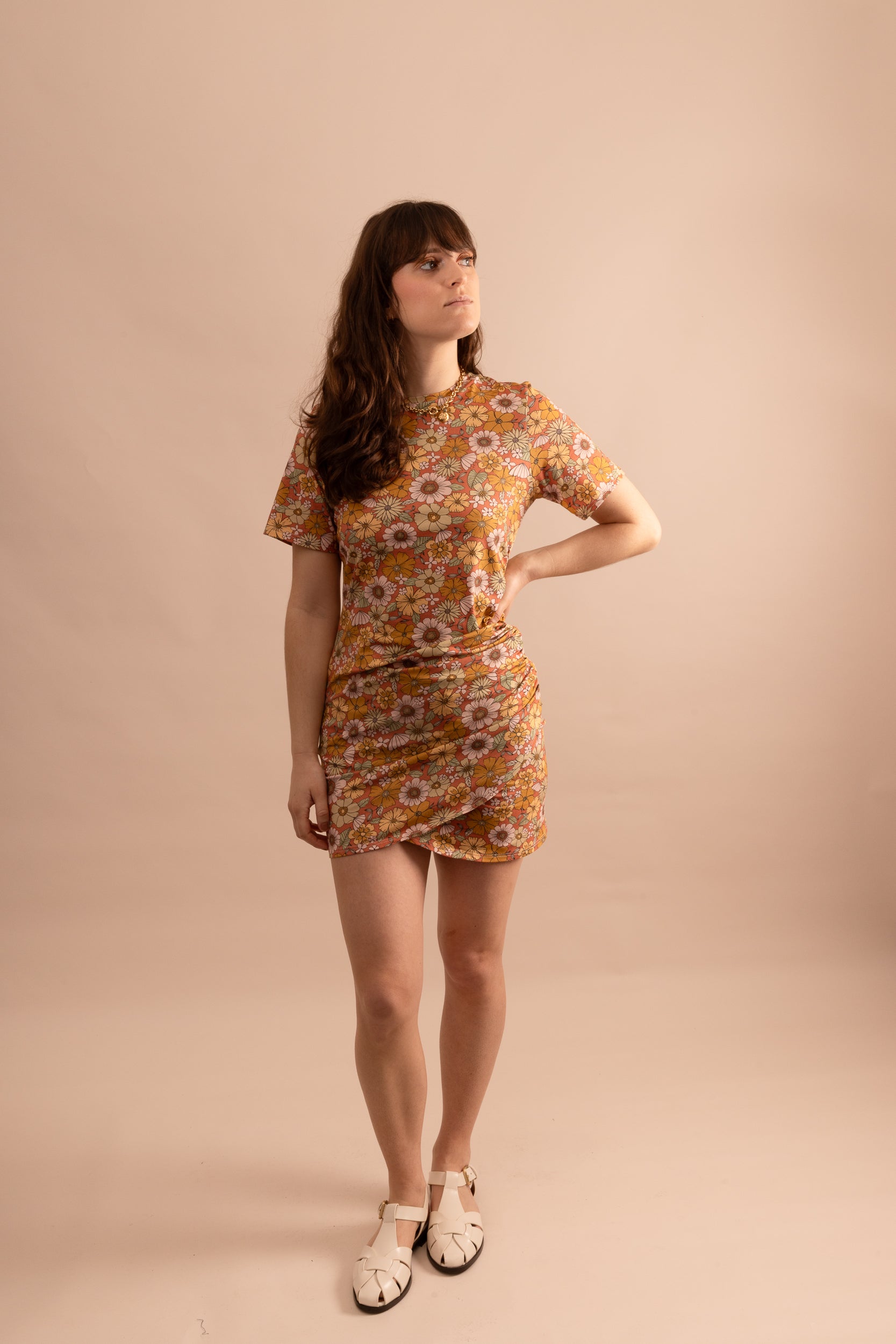 Mini robe drapée Matéo