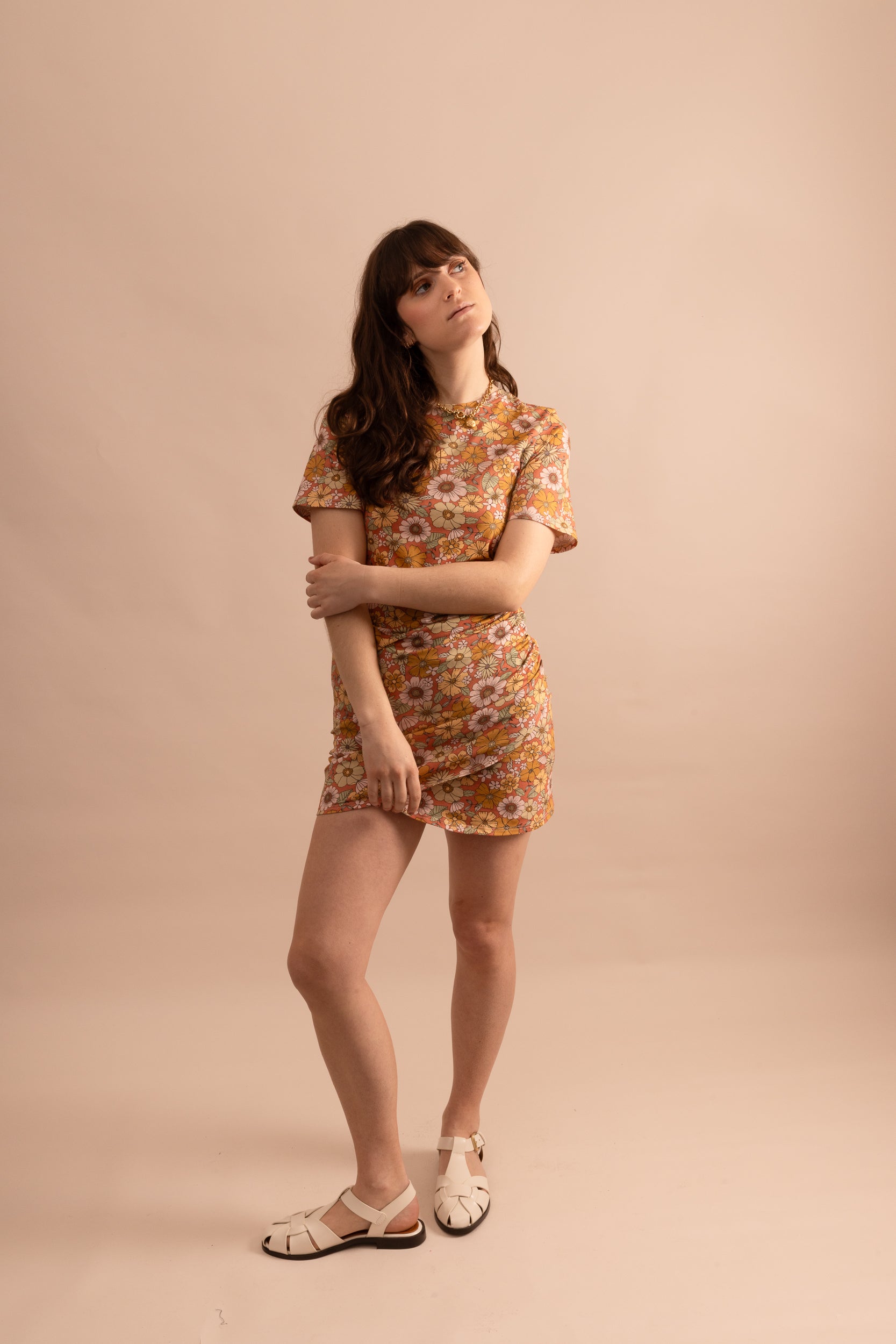 Mini robe drapée Matéo