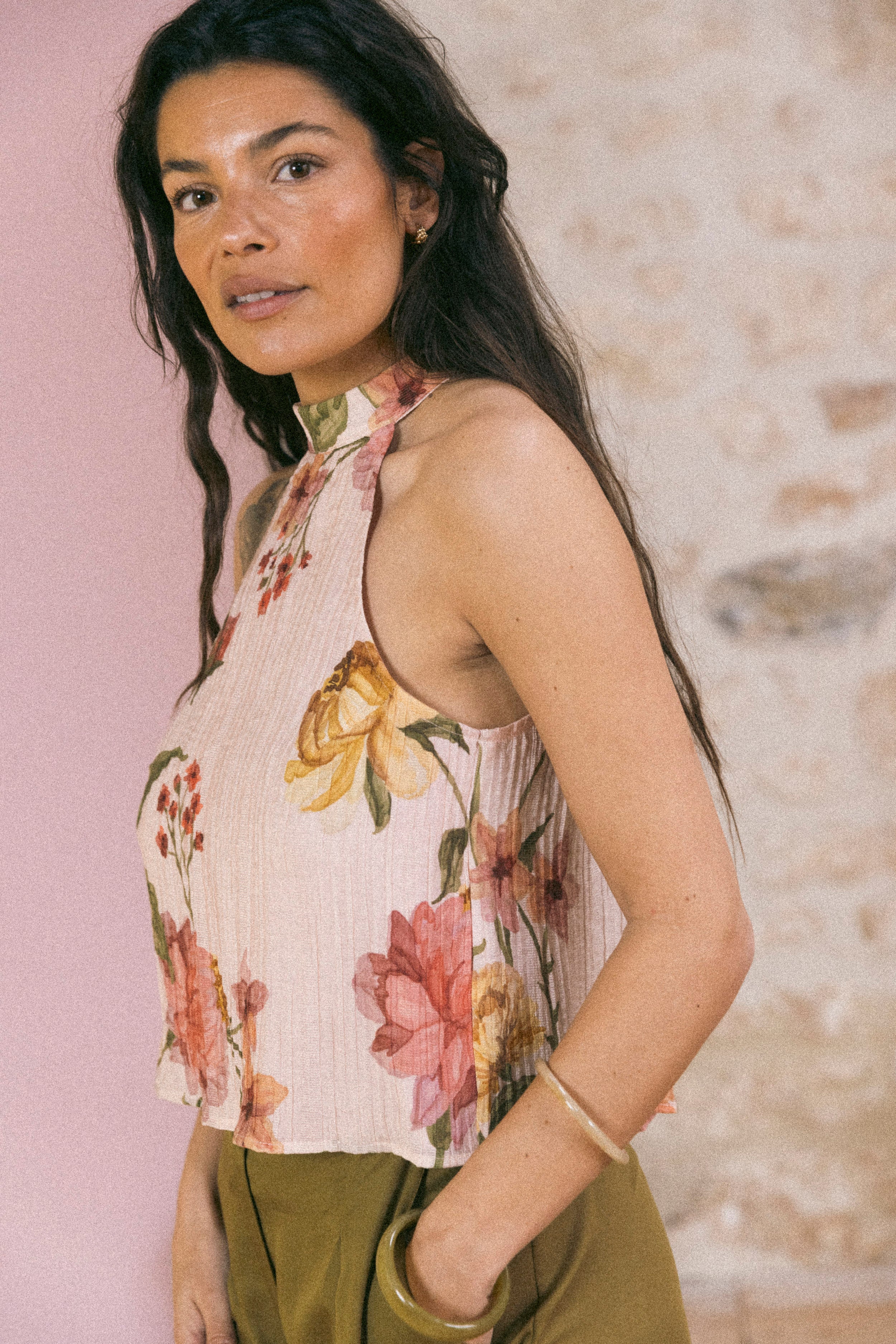 Top noué Georgia Peonies