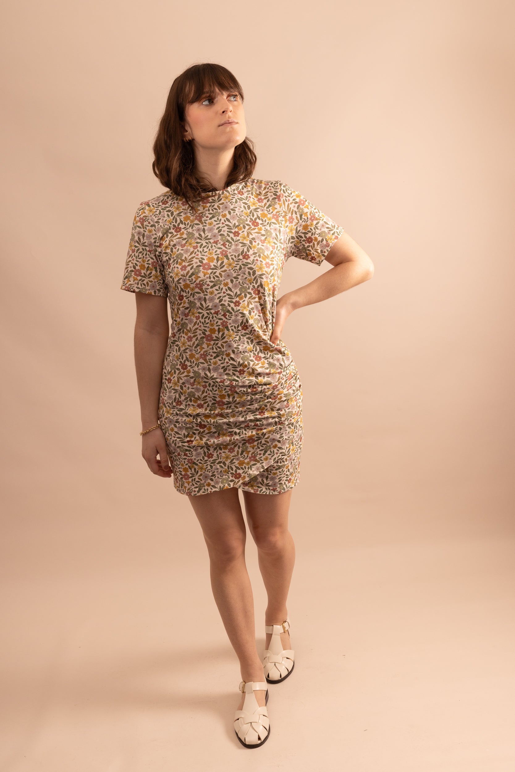 Mini robe drapée Clara