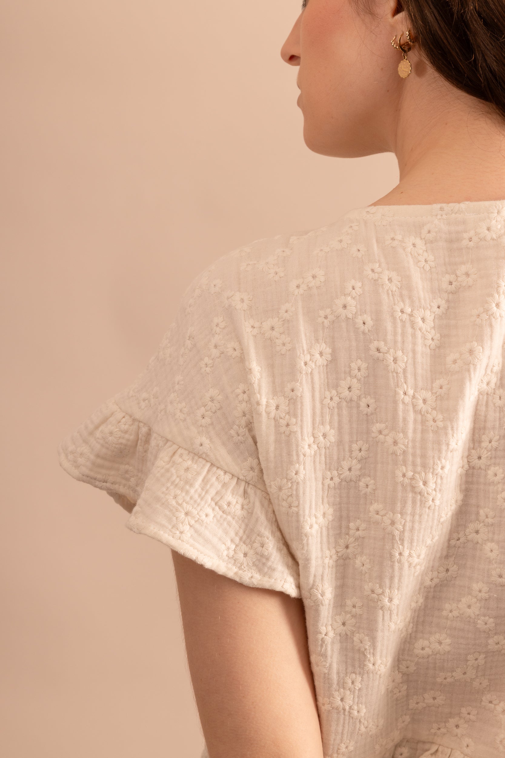 Blouse à lacets Jeanne