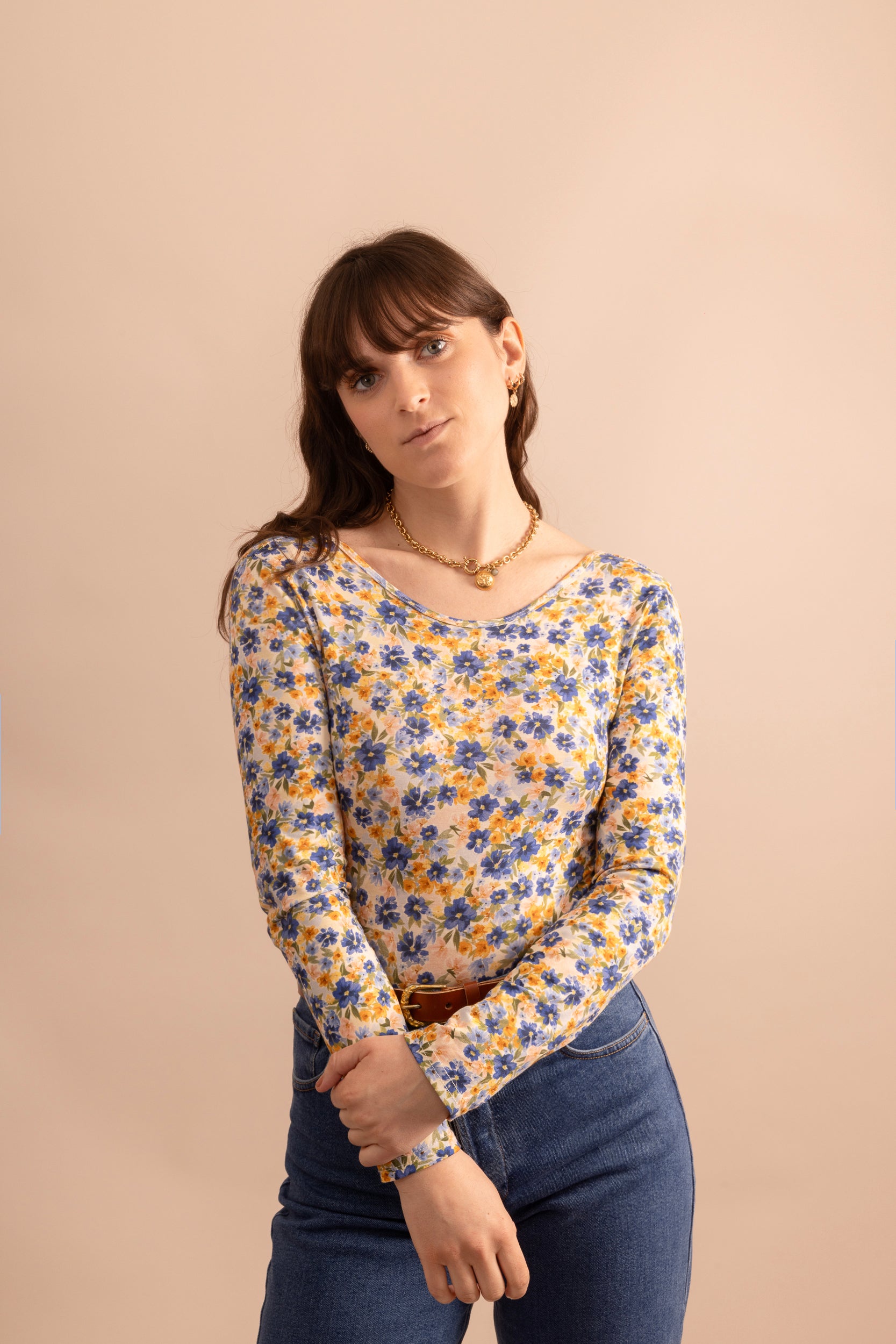 Garance backless bodysuit