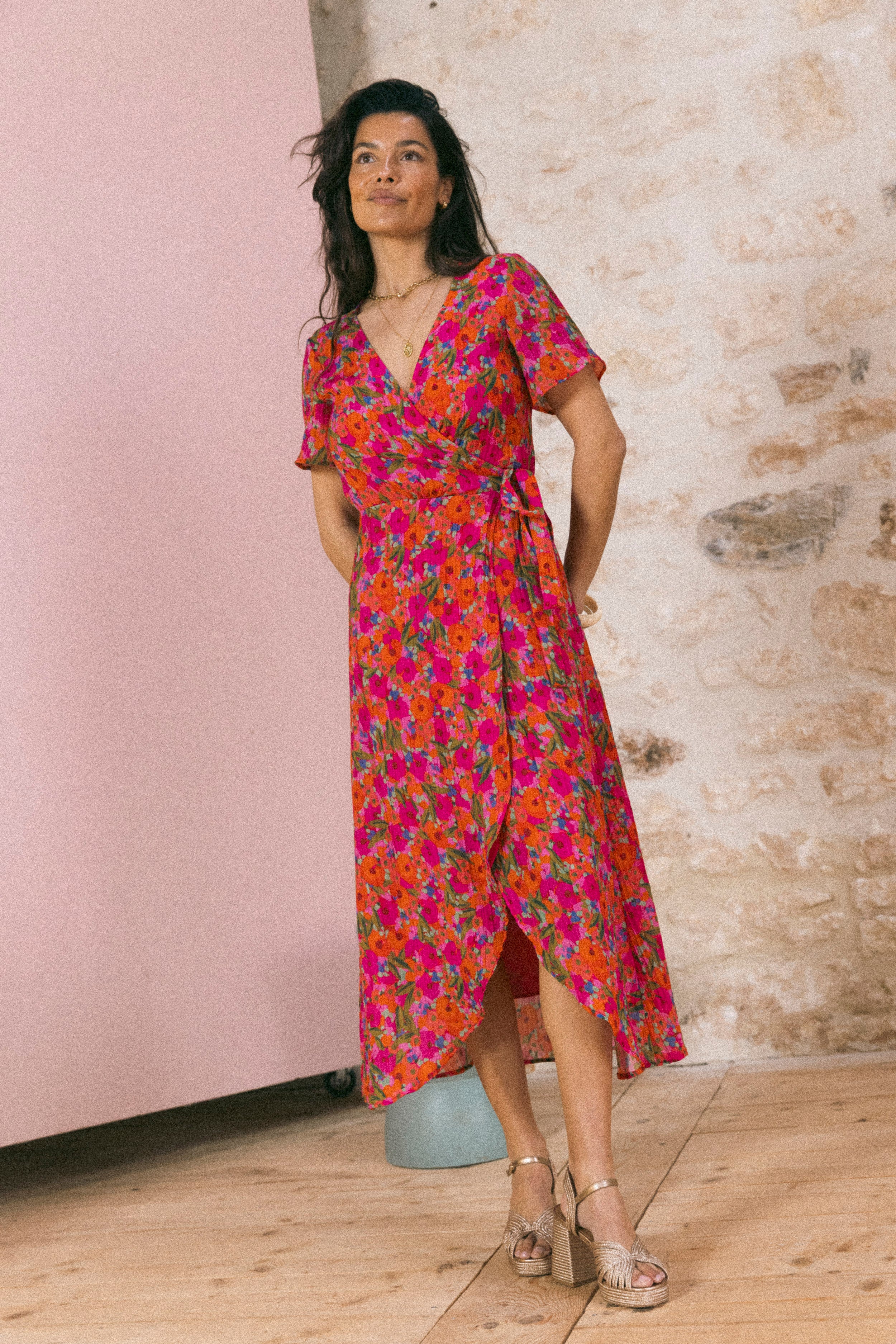 Robe portefeuille Waterlily